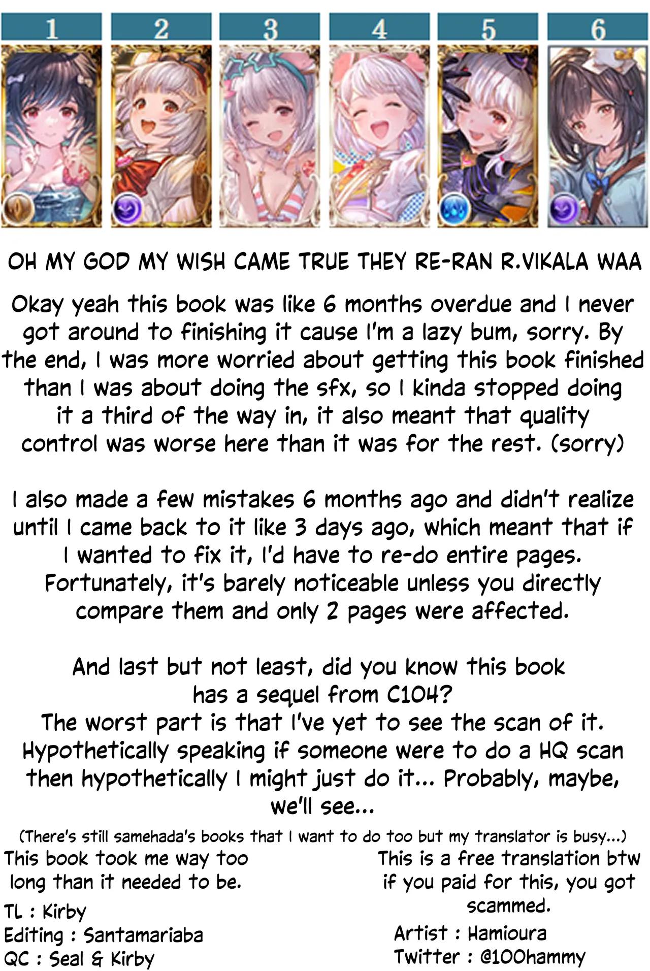 (C103) [Merry Melody Line (Hammy Aura)]Vikala ni Gachi Hore Gran-kun | Gran-kun is Madly in Love with Vikala(Granblue Fantasy) [English] [Santamariaba] Page 47