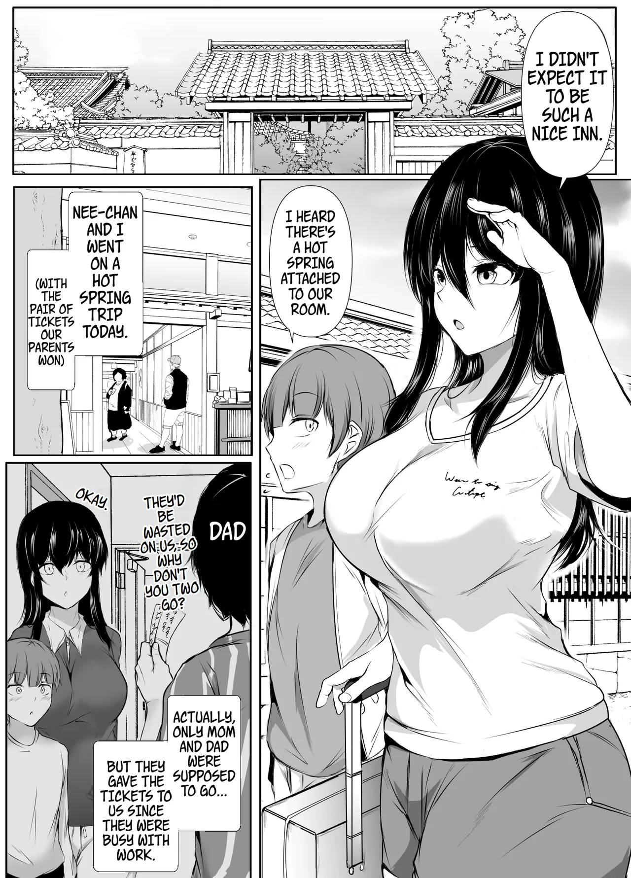 [Ishi Kenpi (Issi-13)]Dosakusanimagirete Oshi Ni Yowai Ane to Onsen Haitta Kekka | What Happened When I Went to an Onsen WIth My Big Sister, Who's a Bit of a Pushover in the Heat of the Moment...[English] [WayVZ] Page 4