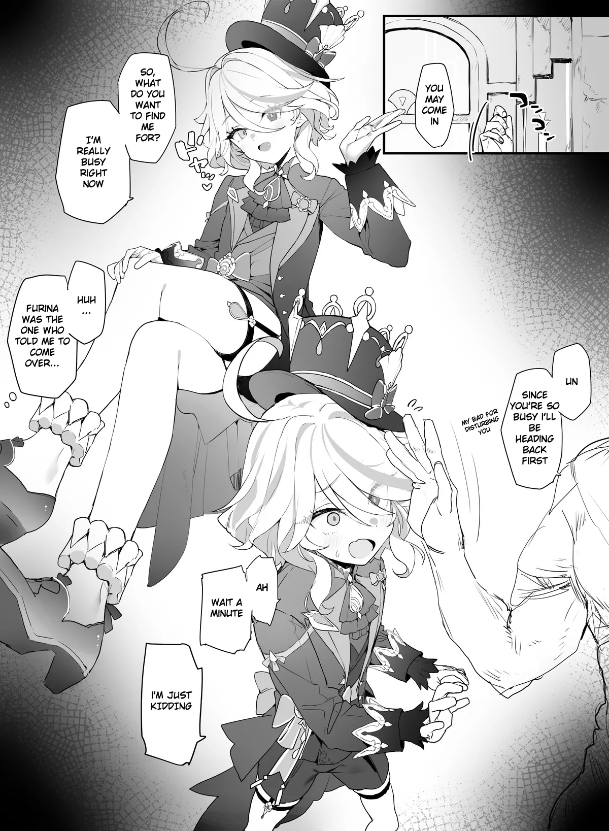 [remora]Furina-chan to Ichaicha suru(Genshin Impact) [English] Page 1
