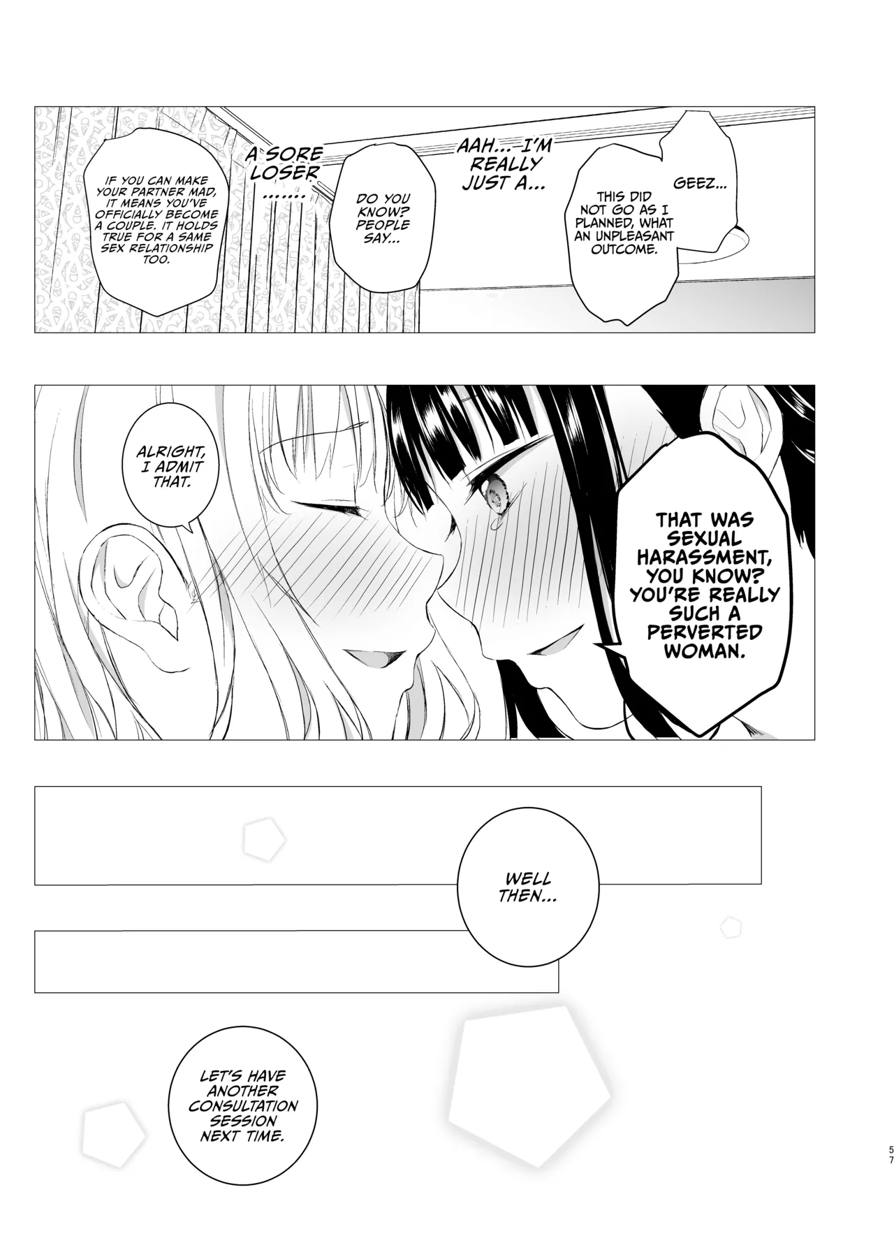 [Harumachi Tsurara (Nayoi)]Hanayomi no Makurakotoba[English] [Vivid Rabbit Translation] [Digital] Page 56