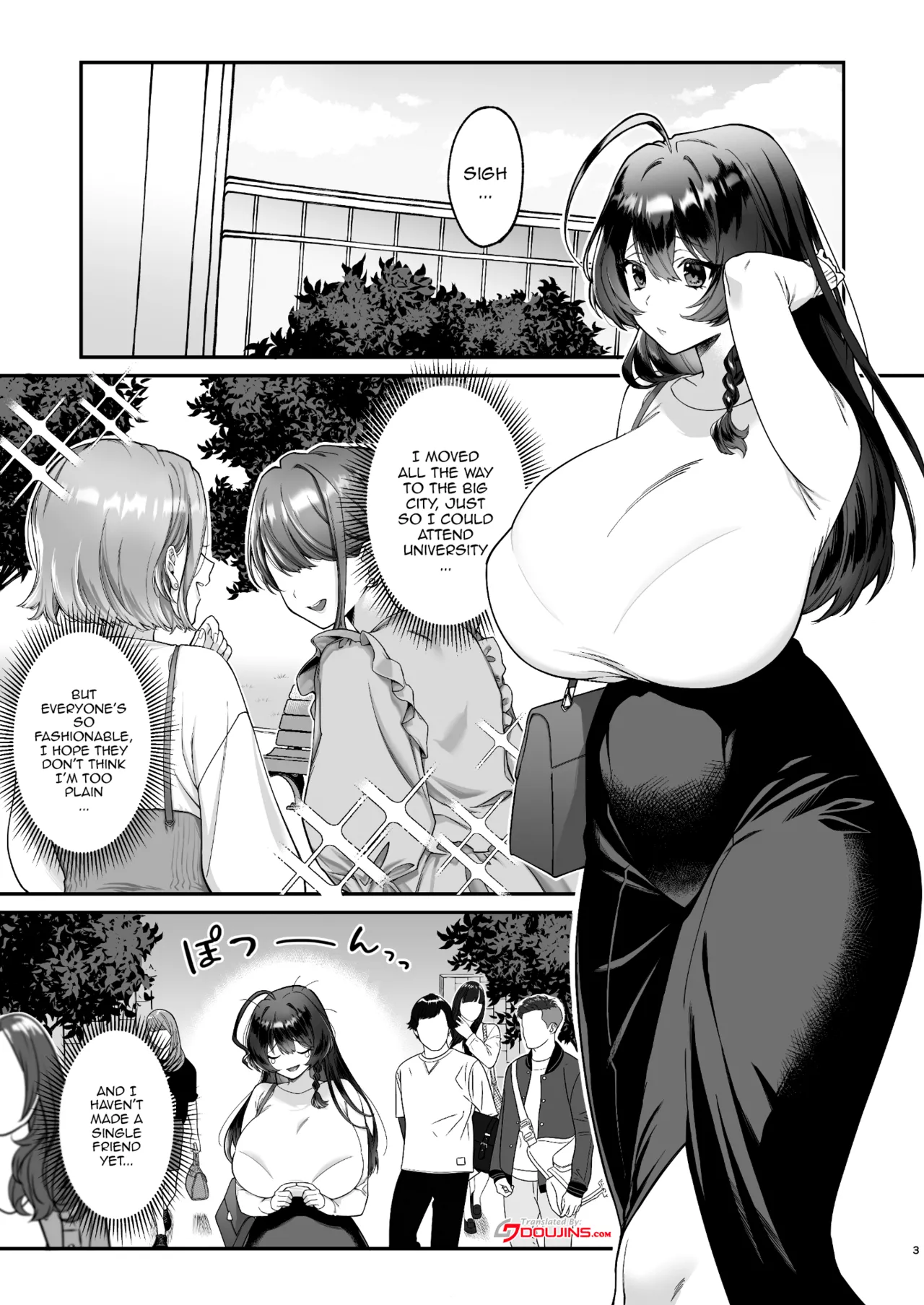 [Doushoku (P Tarou)]Inaka kara Joukyou shitara Kareshi ga Dekimashita! | I Got A Boyfriend After Moving To The Capital[English] {Doujins.com} Page 3