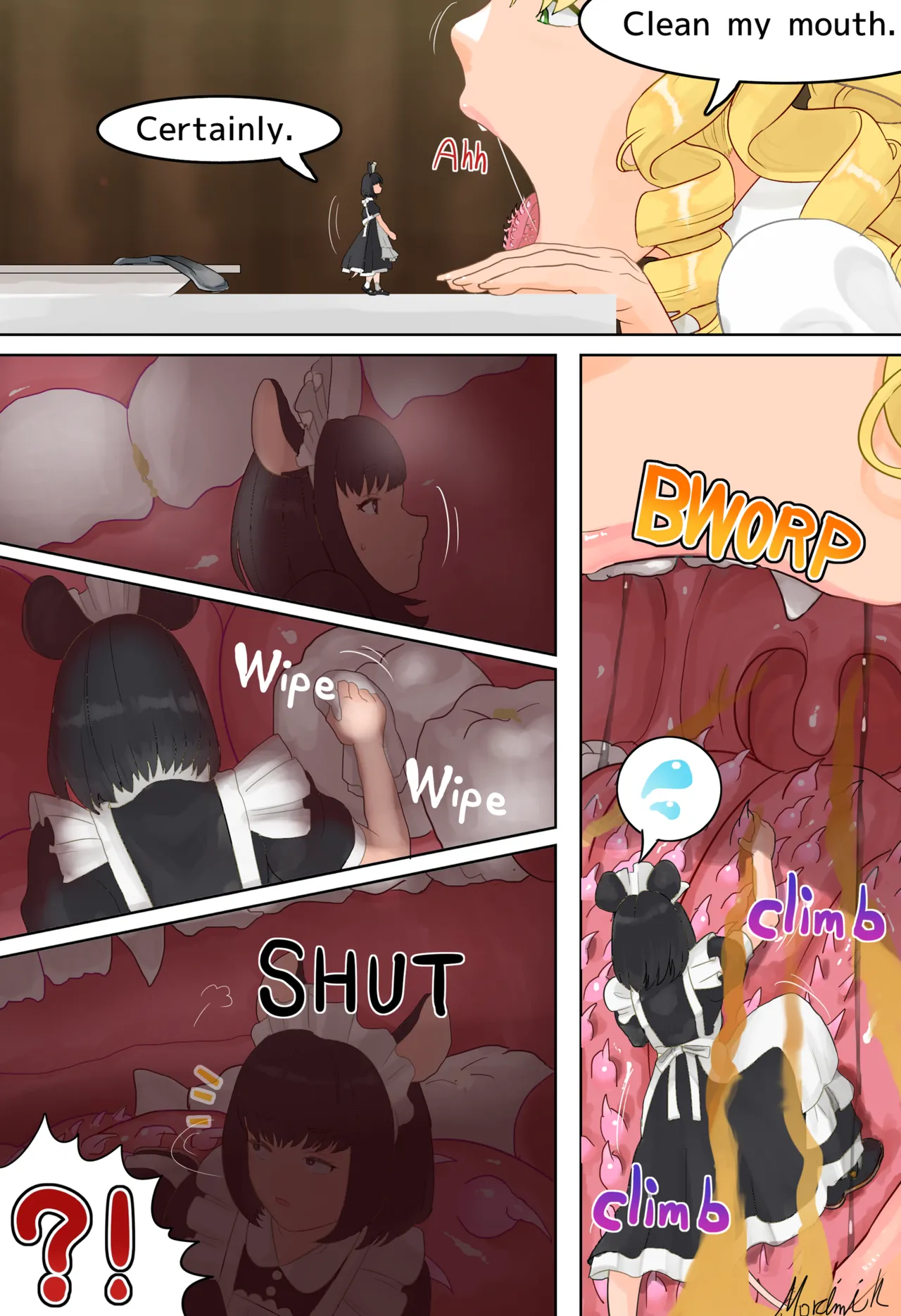 [kawaduya]Cat girl and little mouse girl Page 2