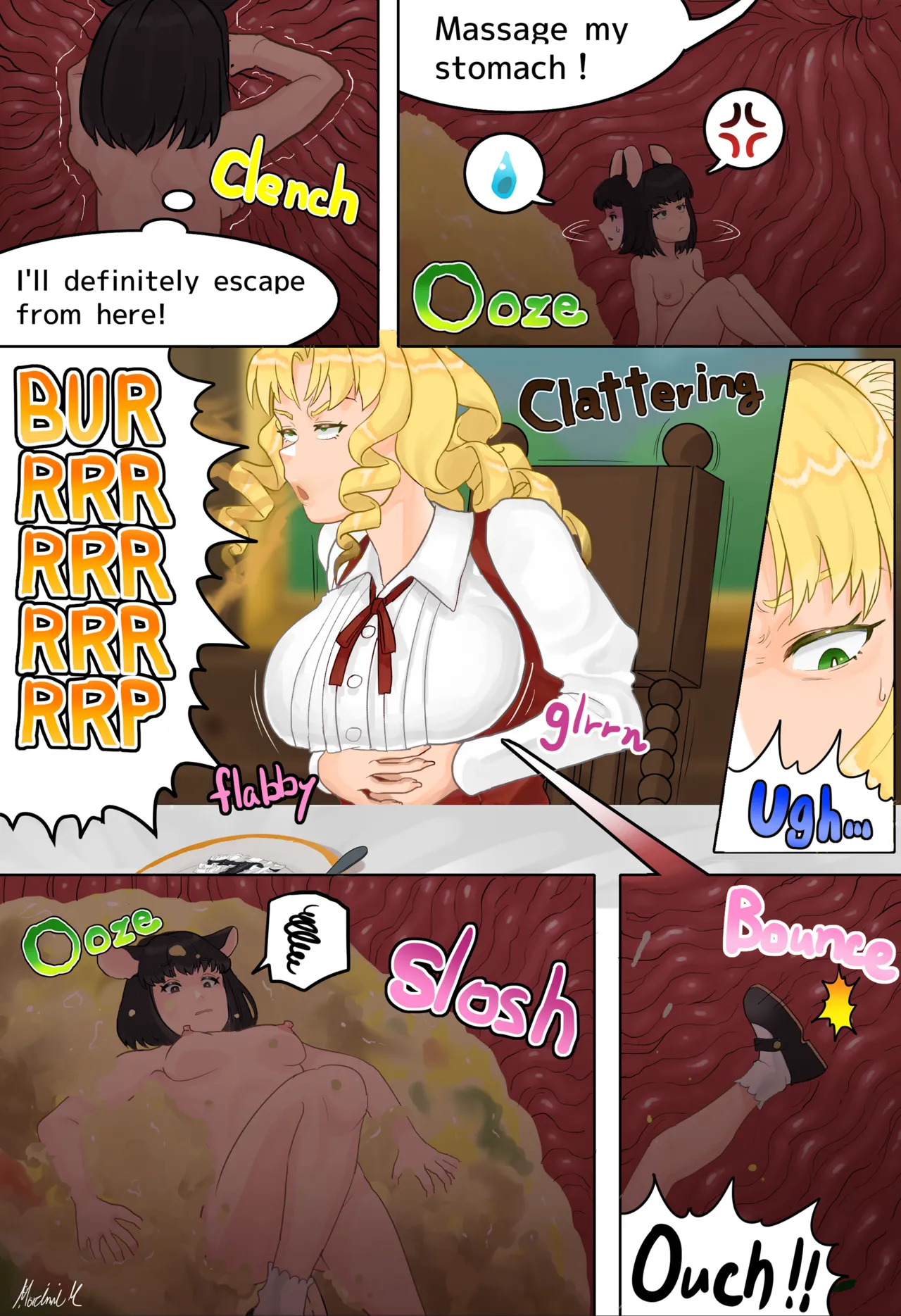 [kawaduya]Cat girl and little mouse girl Page 4