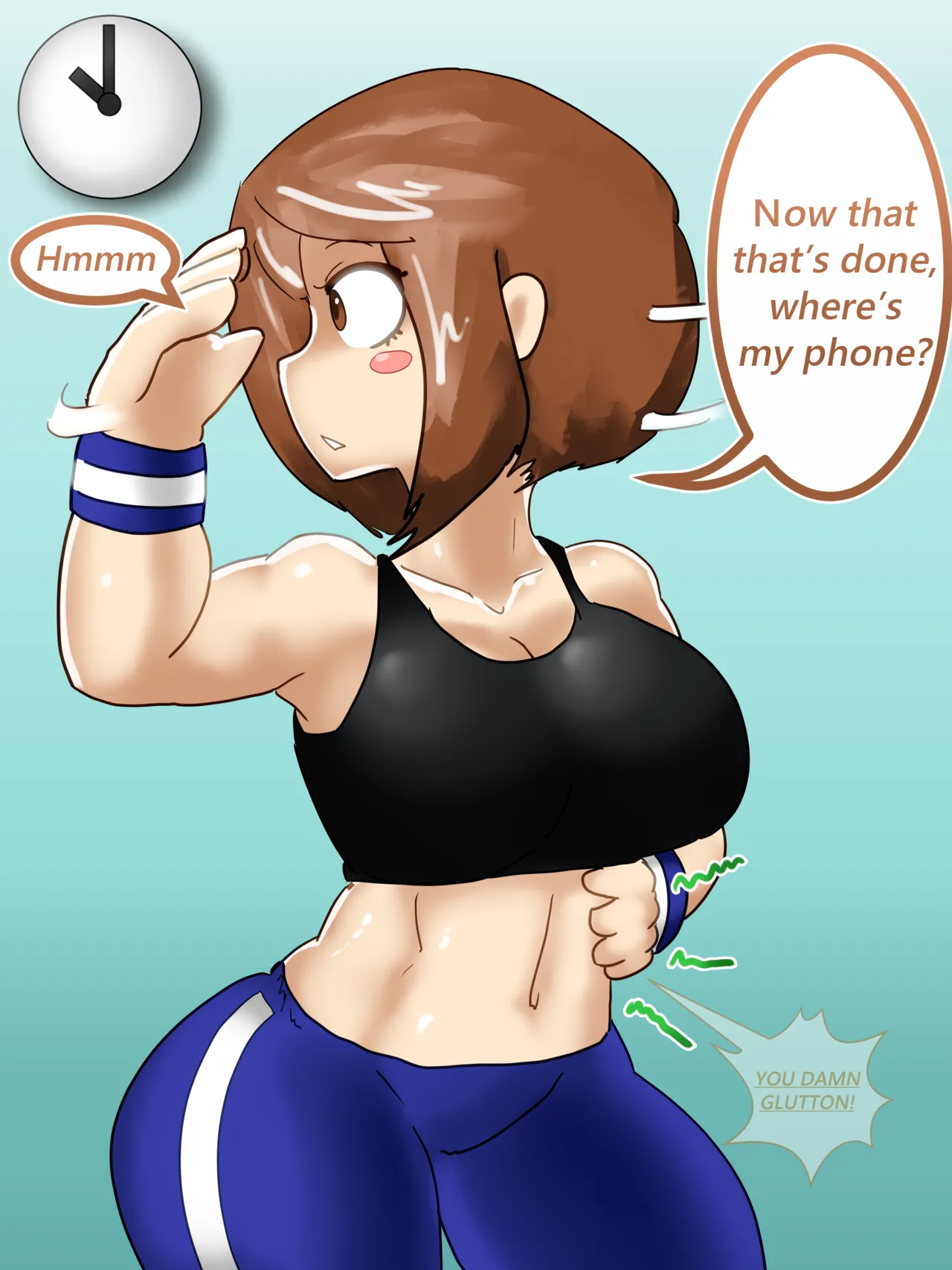 [Hughoftheskies]Ochako swallows Bakugo Page 5