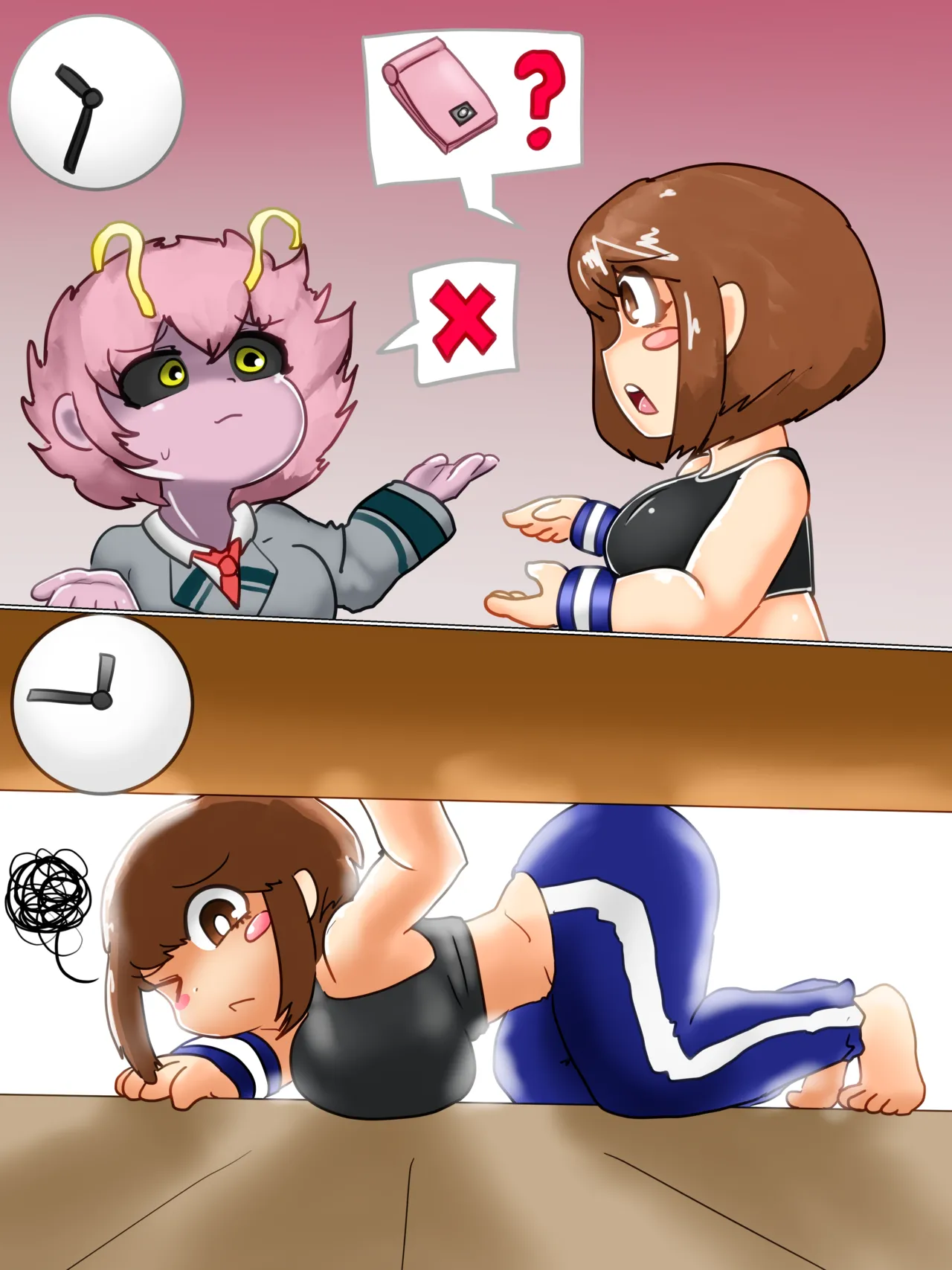 [Hughoftheskies]Ochako swallows Bakugo Page 6