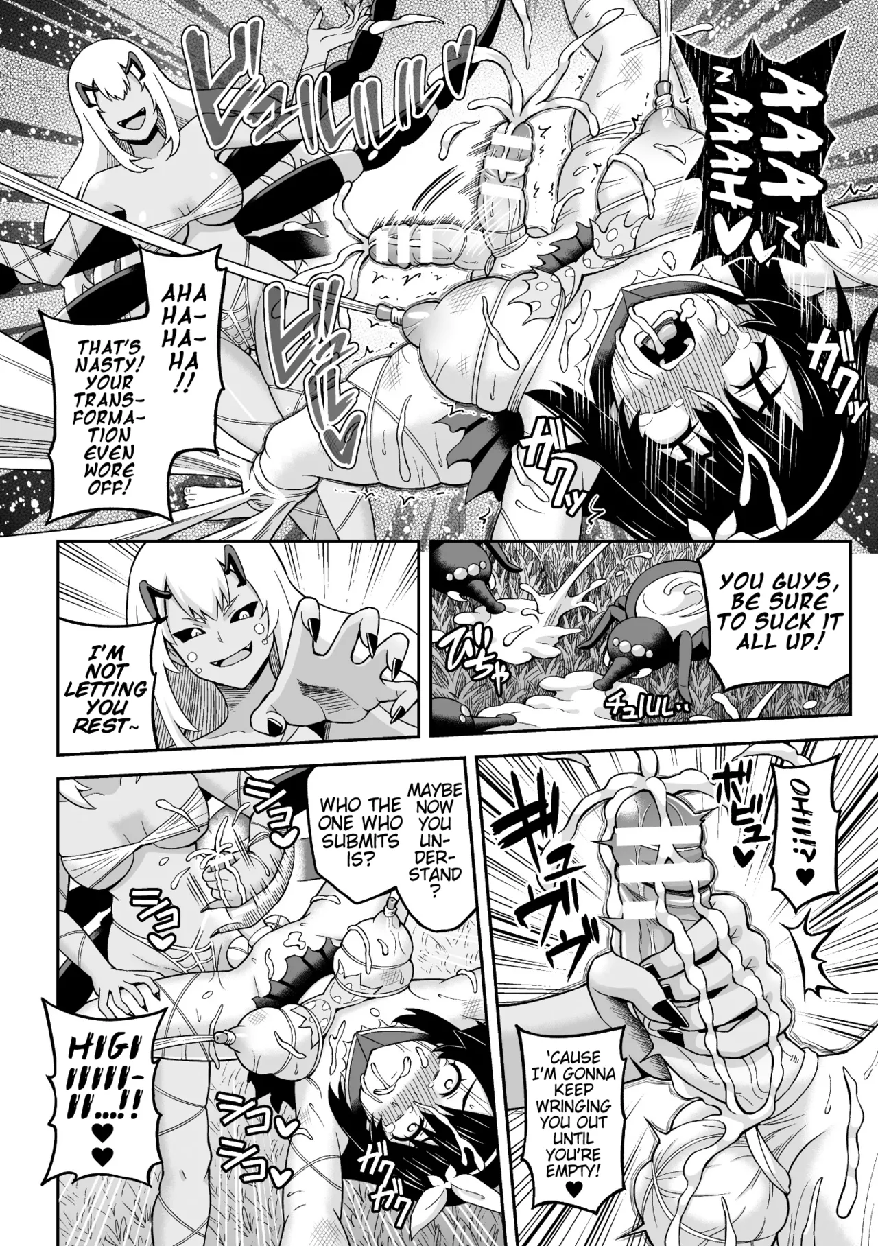 [Hitsumabushi]Kumo Majin to Sokubakusareta Chou | Spider Majin and the Bound Butterfly(Futanari Energy Drain Mesuzao Kyuuin de Energy Shasei Haiboku! Vol. 1) [English] [Pangean] [Digital] Page 22
