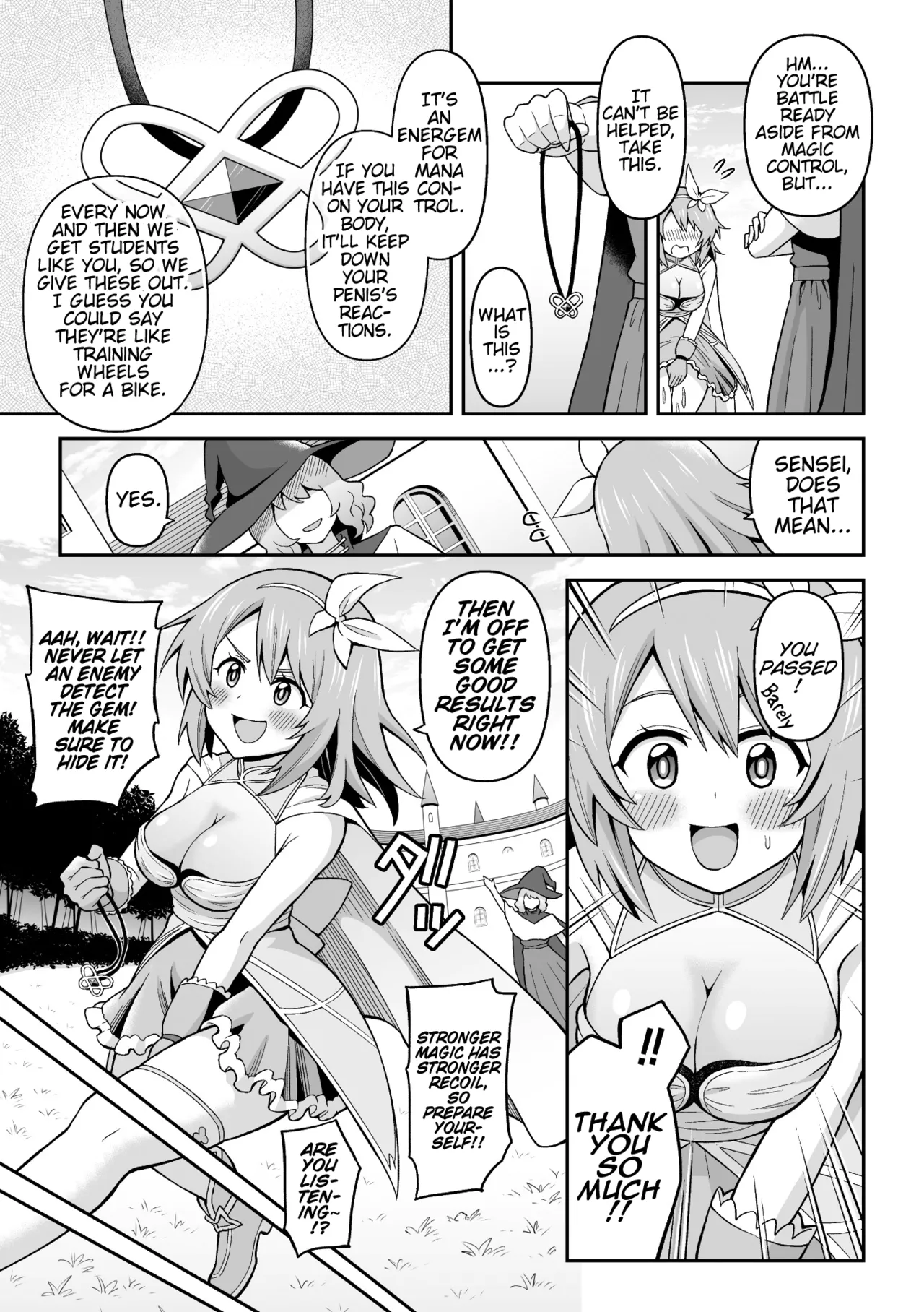 [Hitsumabushi]Kumo Majin to Sokubakusareta Chou | Spider Majin and the Bound Butterfly(Futanari Energy Drain Mesuzao Kyuuin de Energy Shasei Haiboku! Vol. 1) [English] [Pangean] [Digital] Page 3