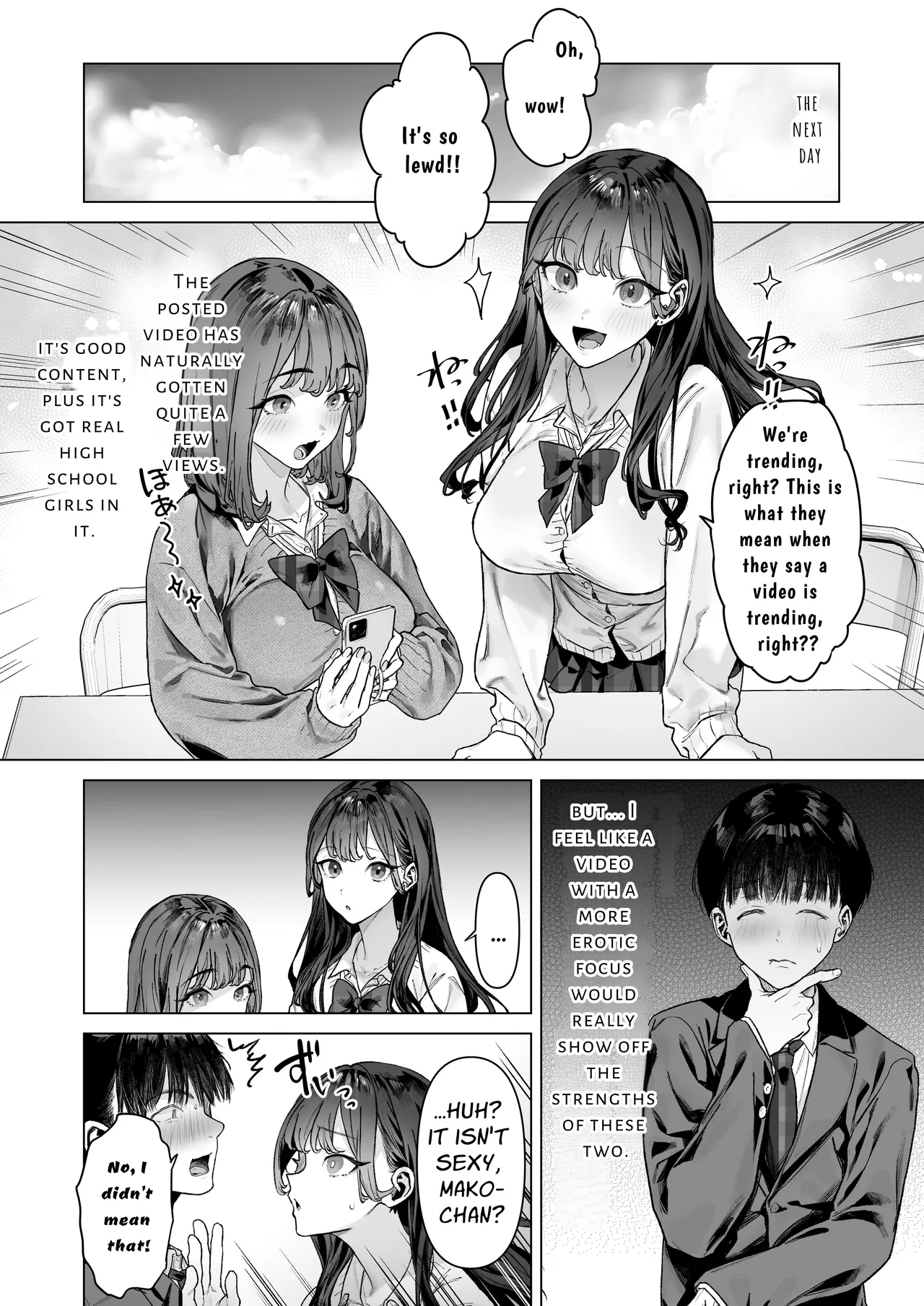 [Shiroganean (Ohkami Ryosuke)]S-kyuu Joshi-tachi to Ecchi na Douga o Toru Koto ni Natta Boku | I Am To Record A Video With Two Sadistic Women[English] [Penguin Piper] Page 17