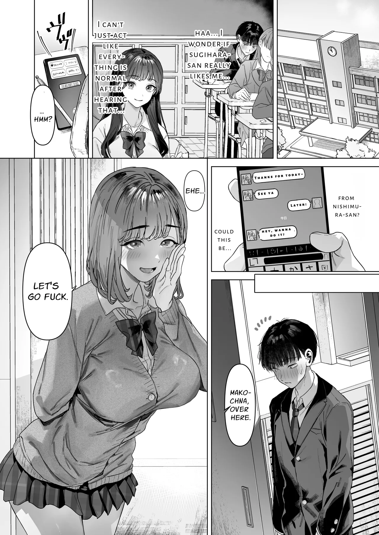 [Shiroganean (Ohkami Ryosuke)]S-kyuu Joshi-tachi to Ecchi na Douga o Toru Koto ni Natta Boku | I Am To Record A Video With Two Sadistic Women[English] [Penguin Piper] Page 43