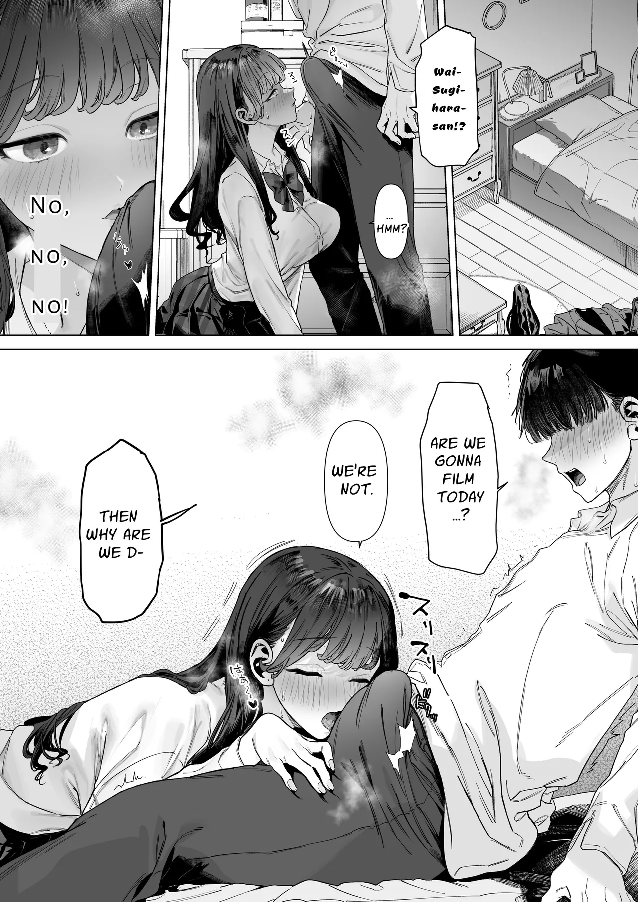 [Shiroganean (Ohkami Ryosuke)]S-kyuu Joshi-tachi to Ecchi na Douga o Toru Koto ni Natta Boku | I Am To Record A Video With Two Sadistic Women[English] [Penguin Piper] Page 47