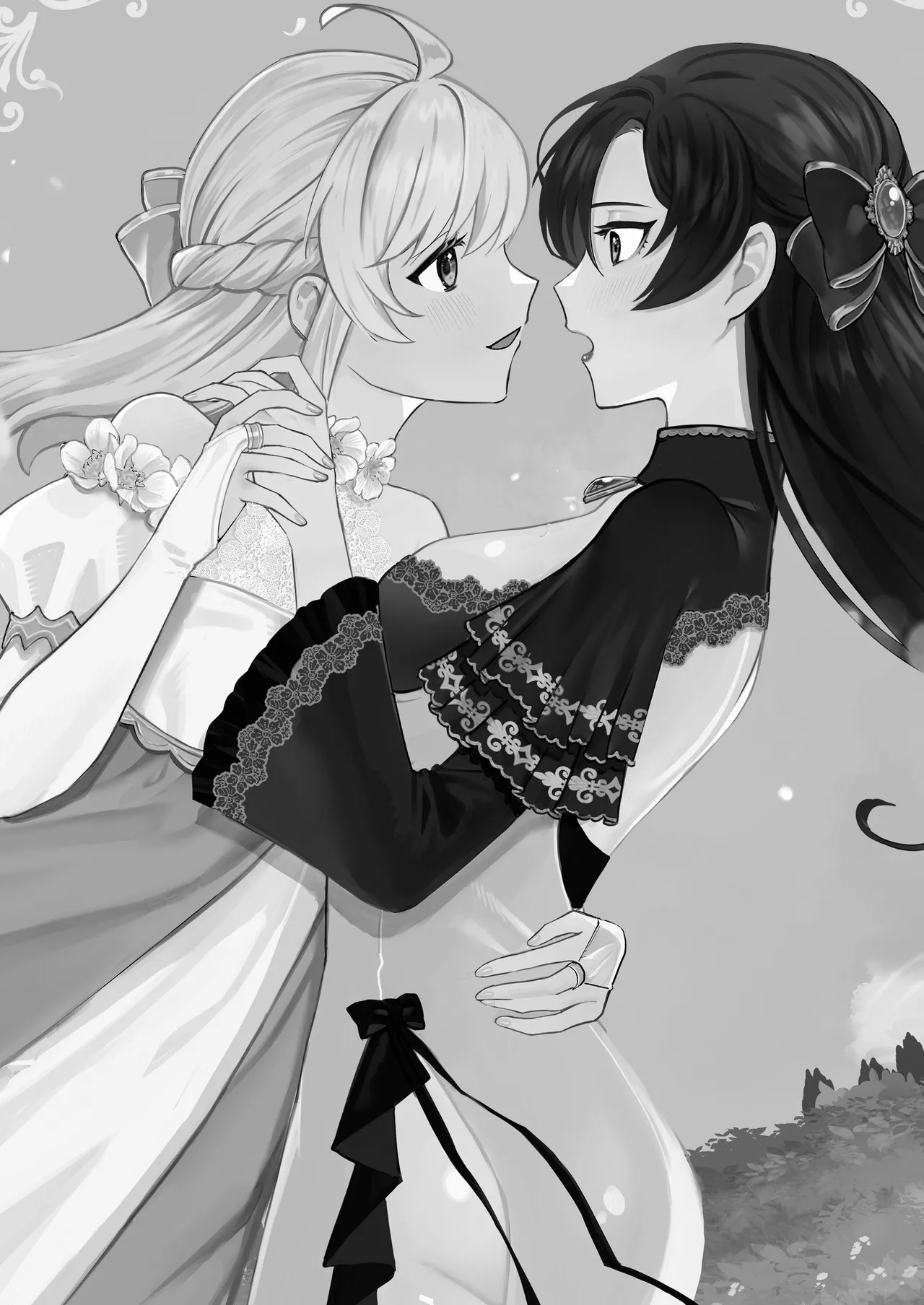 [Kyoutansan (Daizu)]Danzai Route o Kaihi Shiyou to Shita Akuyaku Reijou wa Futanari Seijo no Imouto ni Dekiai Saremashita 2 | While Trying to Avoid Her Downfall, the Villainess Winds up Adored by her (Futa) Saint of a Sister! 2[English] [Kusanuu] Page 33