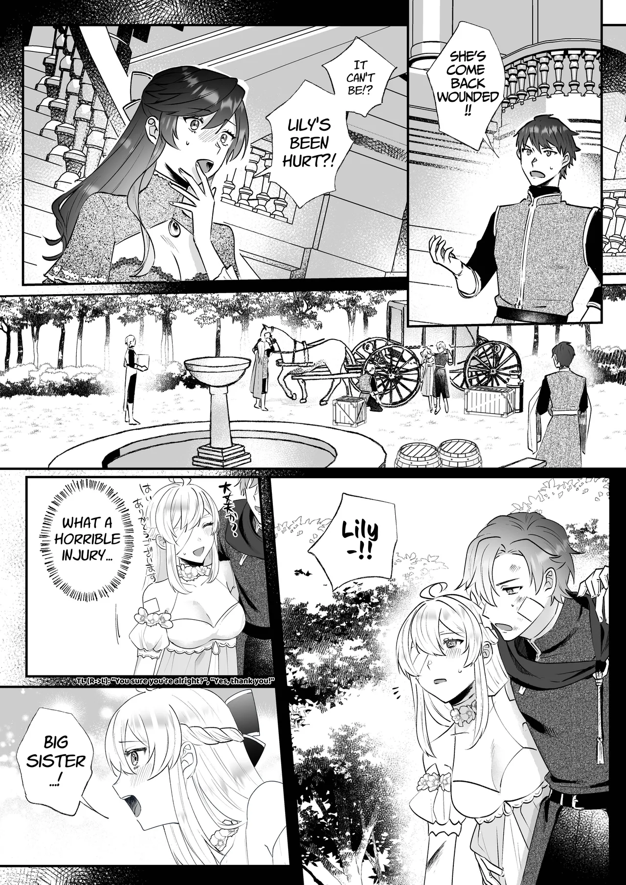 [Kyoutansan (Daizu)]Danzai Route o Kaihi Shiyou to Shita Akuyaku Reijou wa Futanari Seijo no Imouto ni Dekiai Saremashita 2 | While Trying to Avoid Her Downfall, the Villainess Winds up Adored by her (Futa) Saint of a Sister! 2[English] [Kusanuu] Page 5