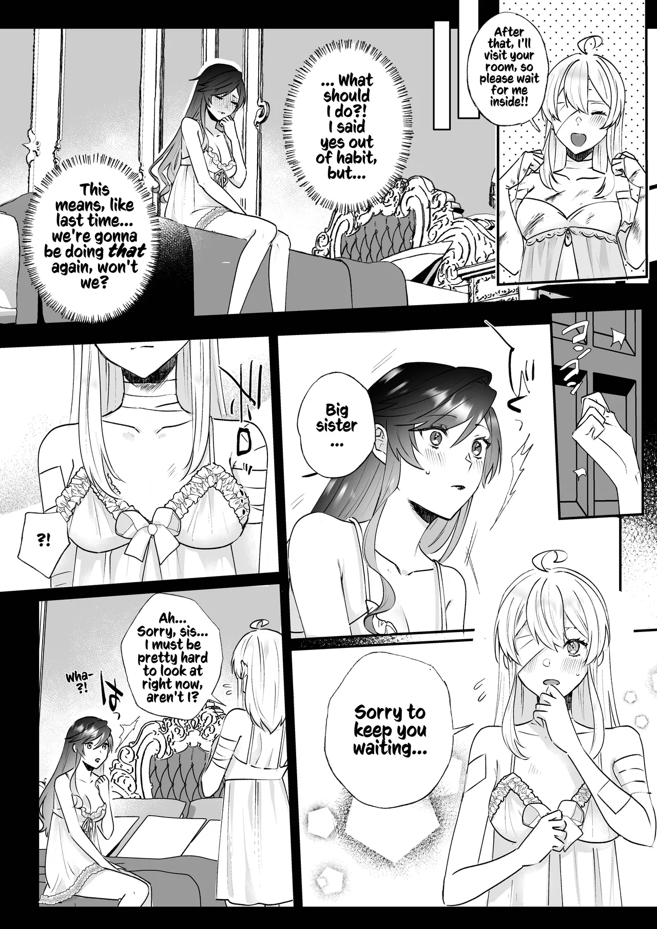[Kyoutansan (Daizu)]Danzai Route o Kaihi Shiyou to Shita Akuyaku Reijou wa Futanari Seijo no Imouto ni Dekiai Saremashita 2 | While Trying to Avoid Her Downfall, the Villainess Winds up Adored by her (Futa) Saint of a Sister! 2[English] [Kusanuu] Page 7