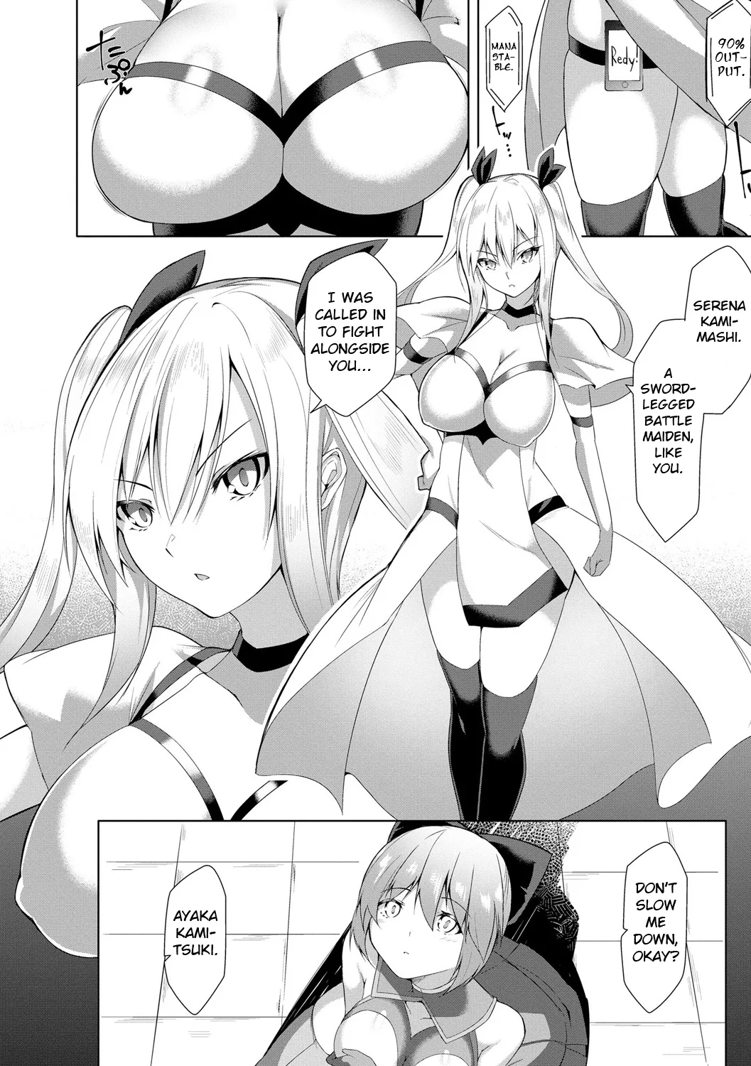 [Random]Kenkyaku Senki Hime Ayaka ~Yami o Harau Adeashi~ |  Sword-legged Battle Maiden Ayaka ~Gorgeous Feet That Purify Darkness~ Ch. 1-7[English] Page 22