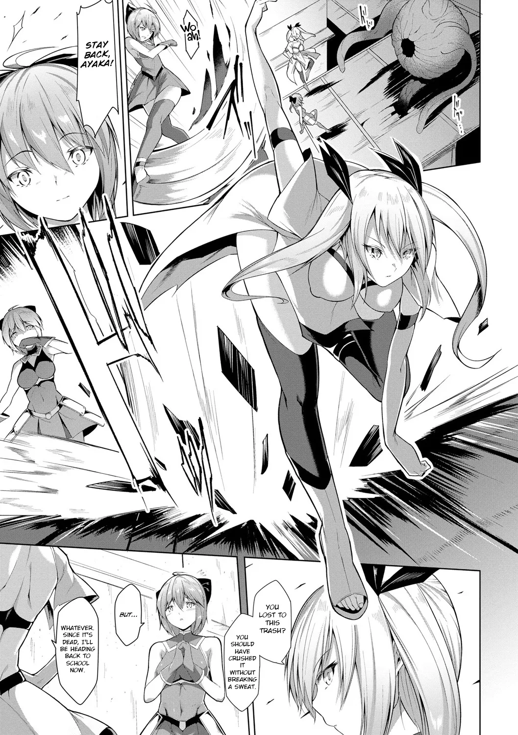 [Random]Kenkyaku Senki Hime Ayaka ~Yami o Harau Adeashi~ |  Sword-legged Battle Maiden Ayaka ~Gorgeous Feet That Purify Darkness~ Ch. 1-7[English] Page 26