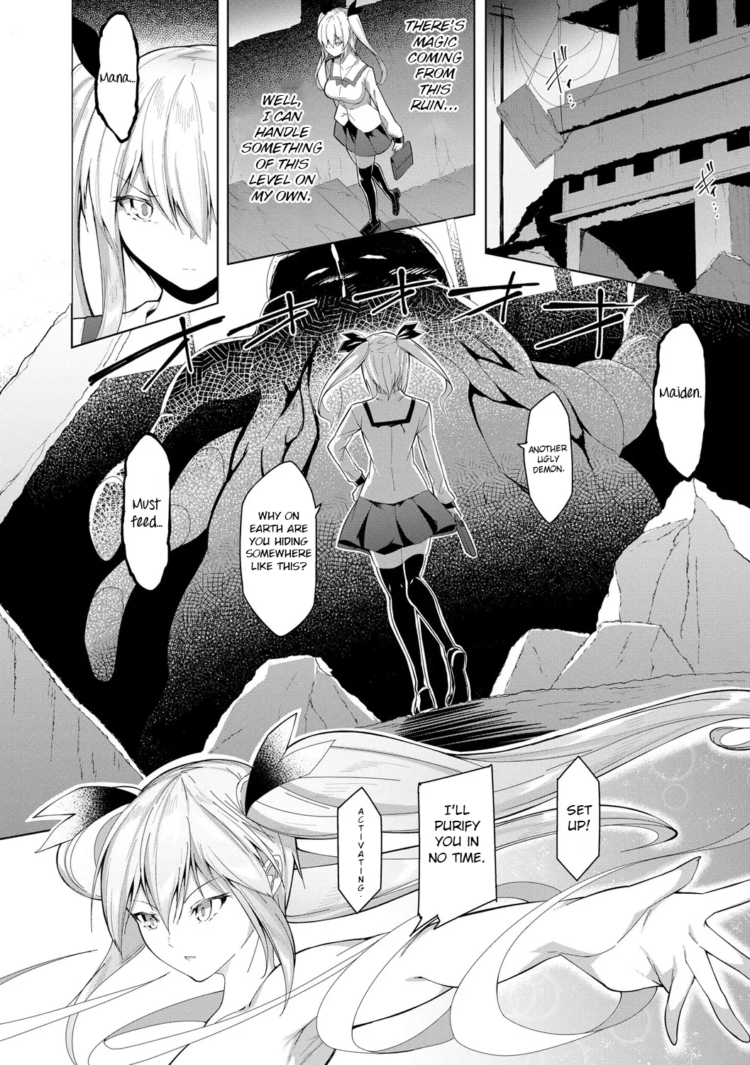 [Random]Kenkyaku Senki Hime Ayaka ~Yami o Harau Adeashi~ |  Sword-legged Battle Maiden Ayaka ~Gorgeous Feet That Purify Darkness~ Ch. 1-7[English] Page 29