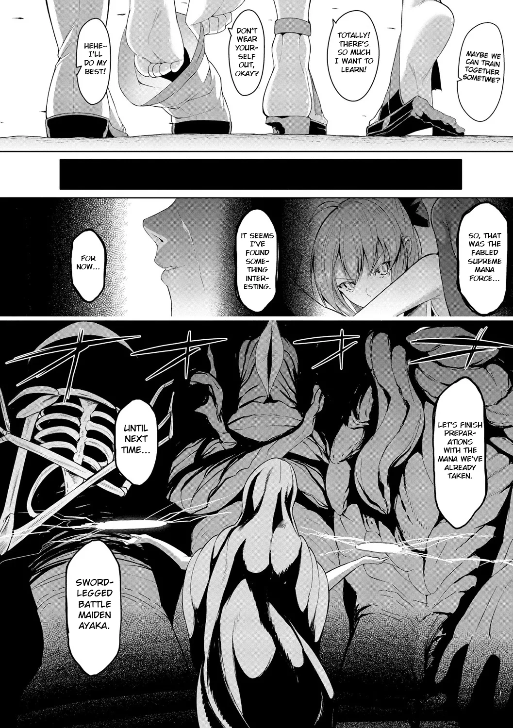 [Random]Kenkyaku Senki Hime Ayaka ~Yami o Harau Adeashi~ |  Sword-legged Battle Maiden Ayaka ~Gorgeous Feet That Purify Darkness~ Ch. 1-7[English] Page 45
