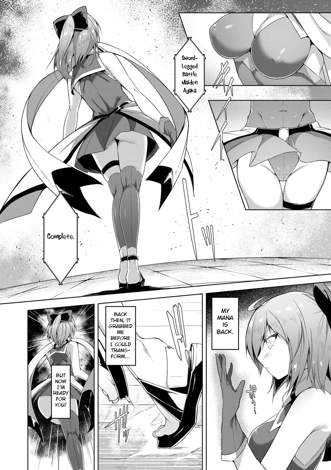 [Random]Kenkyaku Senki Hime Ayaka ~Yami o Harau Adeashi~ |  Sword-legged Battle Maiden Ayaka ~Gorgeous Feet That Purify Darkness~ Ch. 1-7[English] Page 77