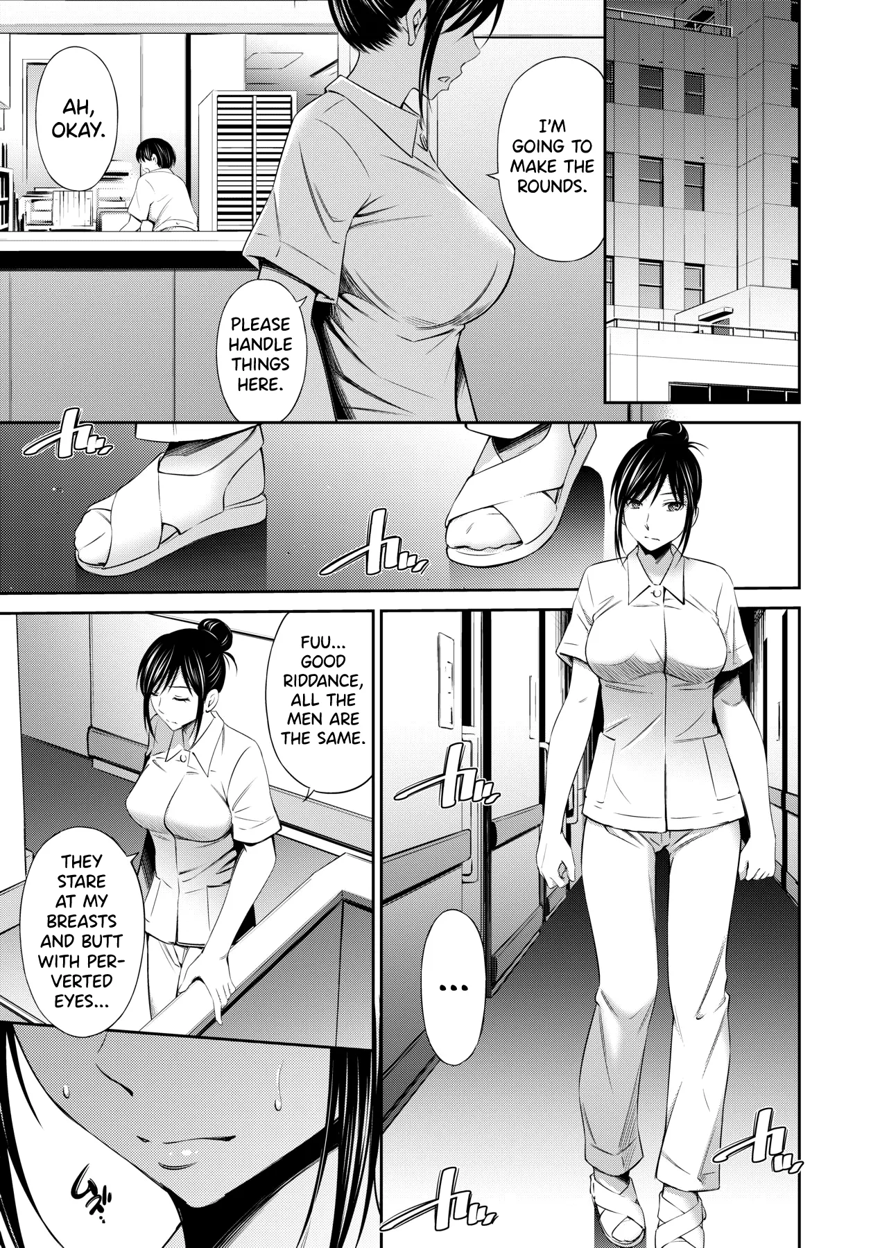 [Sabashi Renya]Hataraku Kangoshi no Sei Jijou[English] [biribiri] [Decensored] [Digital] Page 68
