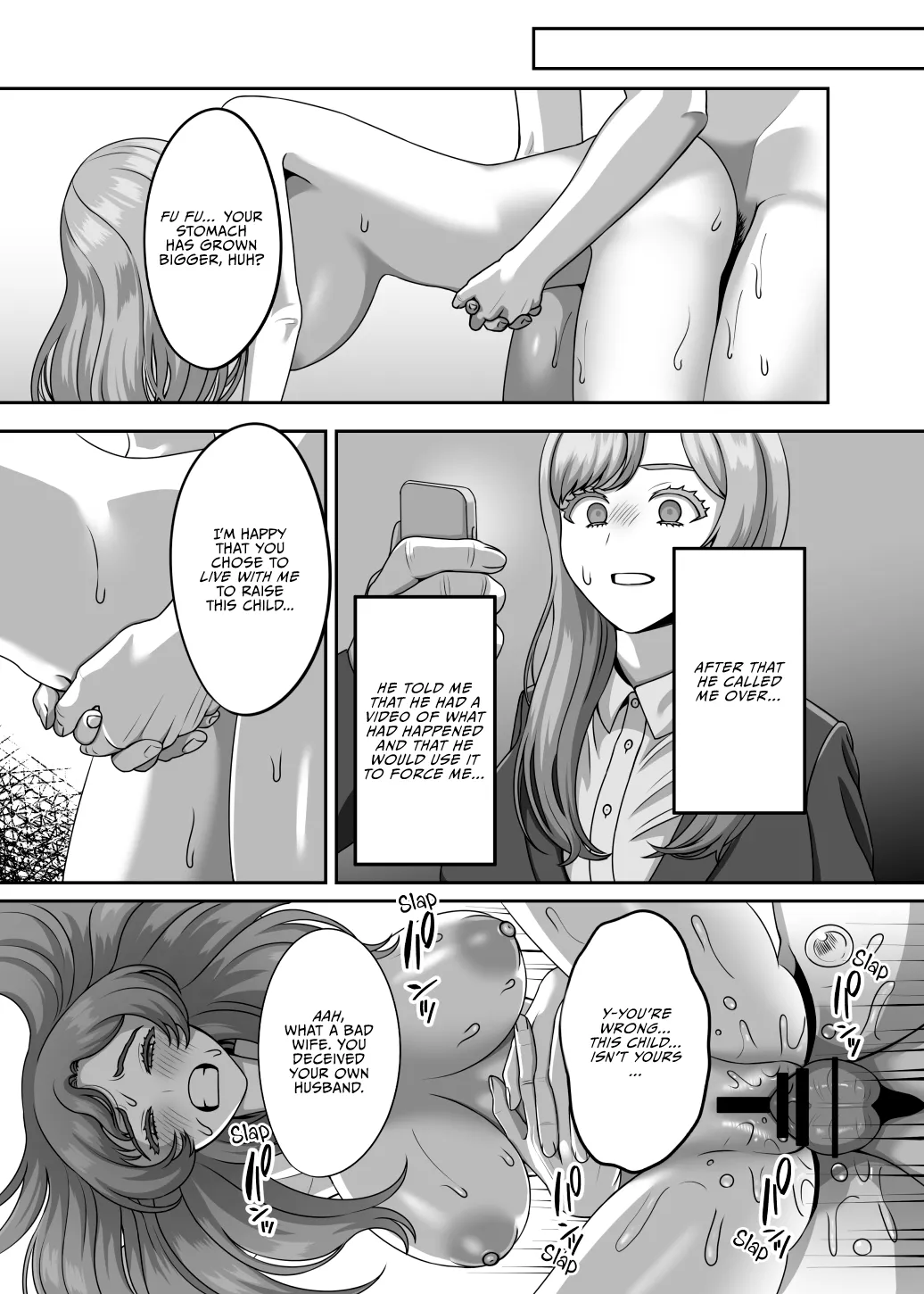 [GABUGABU (GABURI)]Otto no Tame no Ranshi o Tanin no Seishi ni Ubawaremashita[English] [Vivid Rabbit Translation] [Digital] Page 34