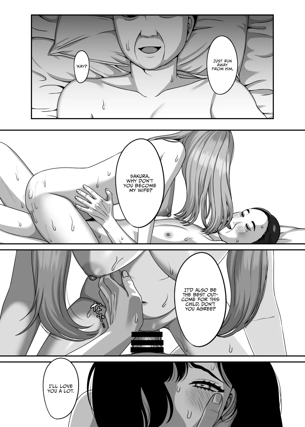 [GABUGABU (GABURI)]Otto no Tame no Ranshi o Tanin no Seishi ni Ubawaremashita[English] [Vivid Rabbit Translation] [Digital] Page 39