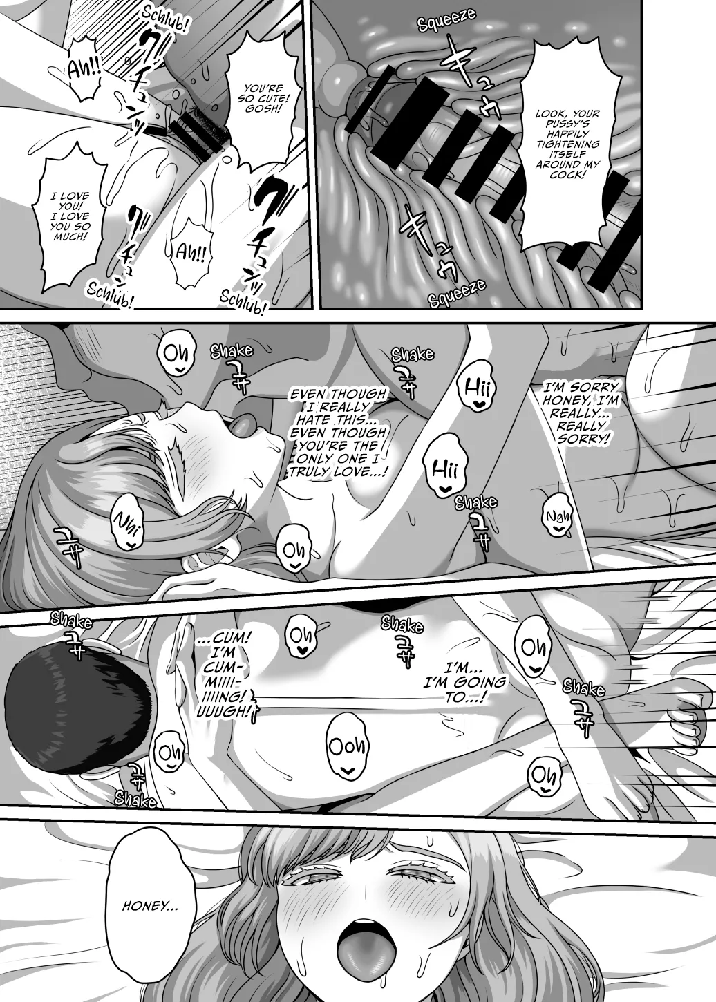 [GABUGABU (GABURI)]Otto no Tame no Ranshi o Tanin no Seishi ni Ubawaremashita[English] [Vivid Rabbit Translation] [Digital] Page 42