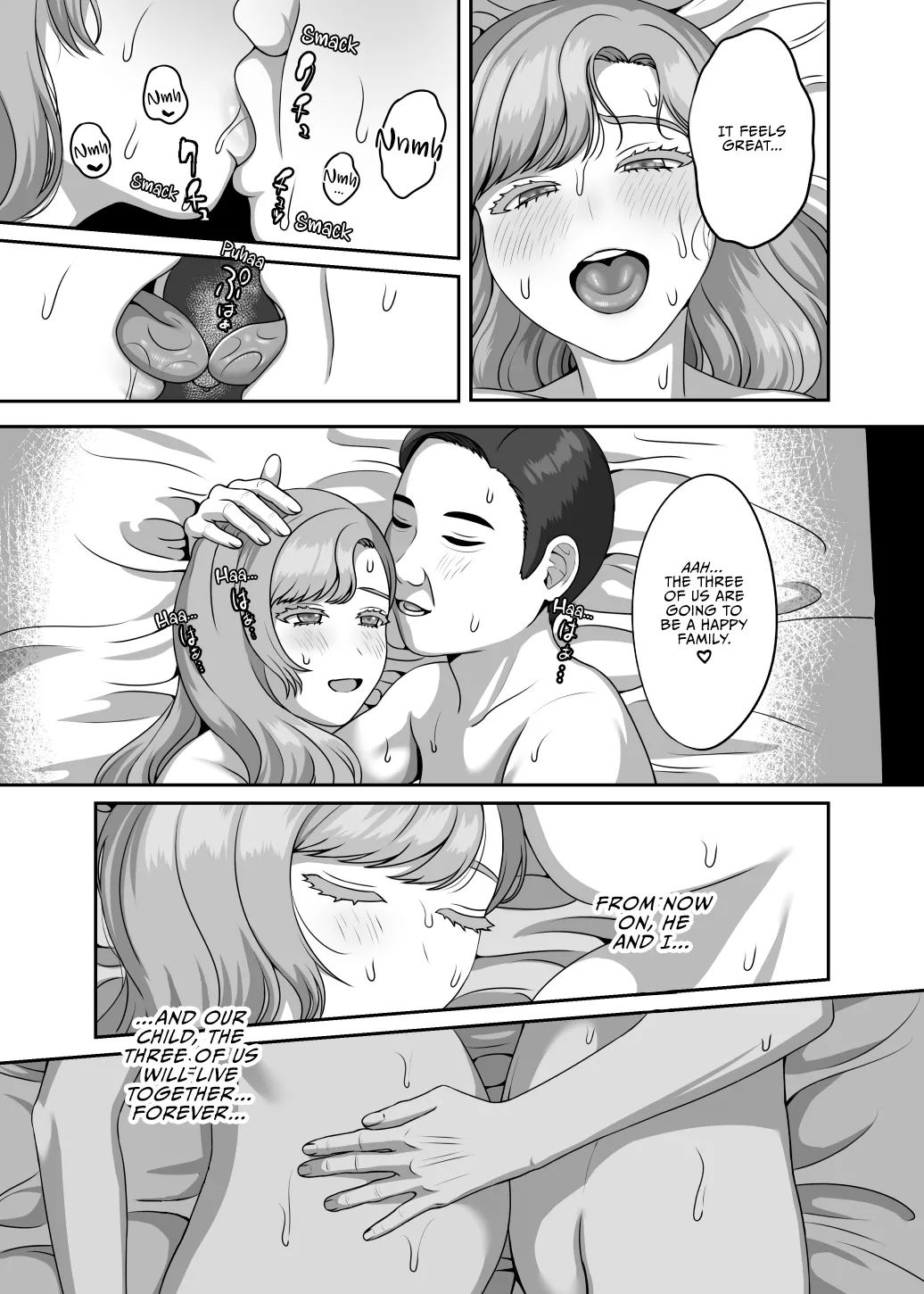[GABUGABU (GABURI)]Otto no Tame no Ranshi o Tanin no Seishi ni Ubawaremashita[English] [Vivid Rabbit Translation] [Digital] Page 44