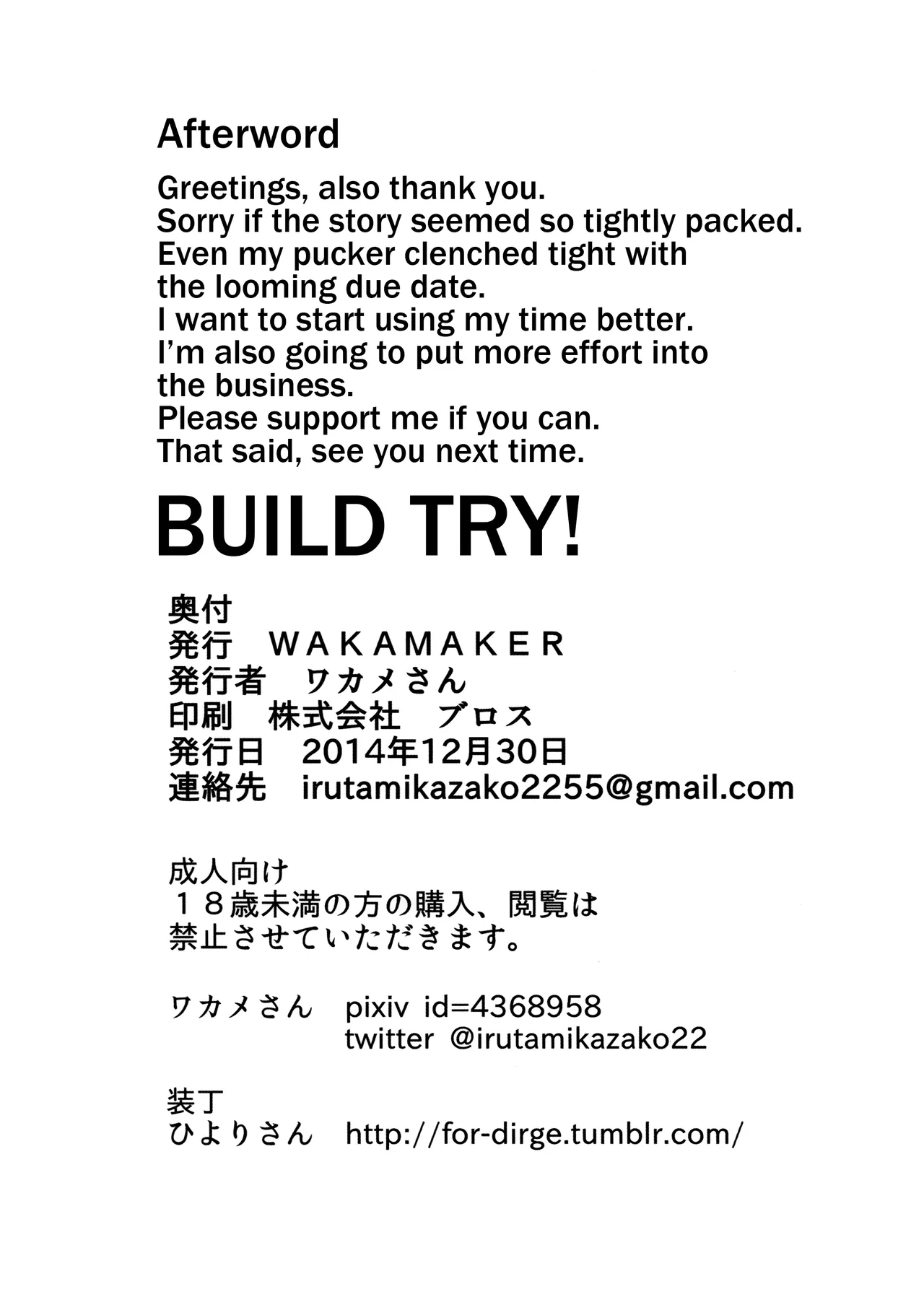 (C87) [wakamaker (wakamesan)]Build Try!(Gundam Build Fighters Try) [English] [Kinsei Translations] Page 19