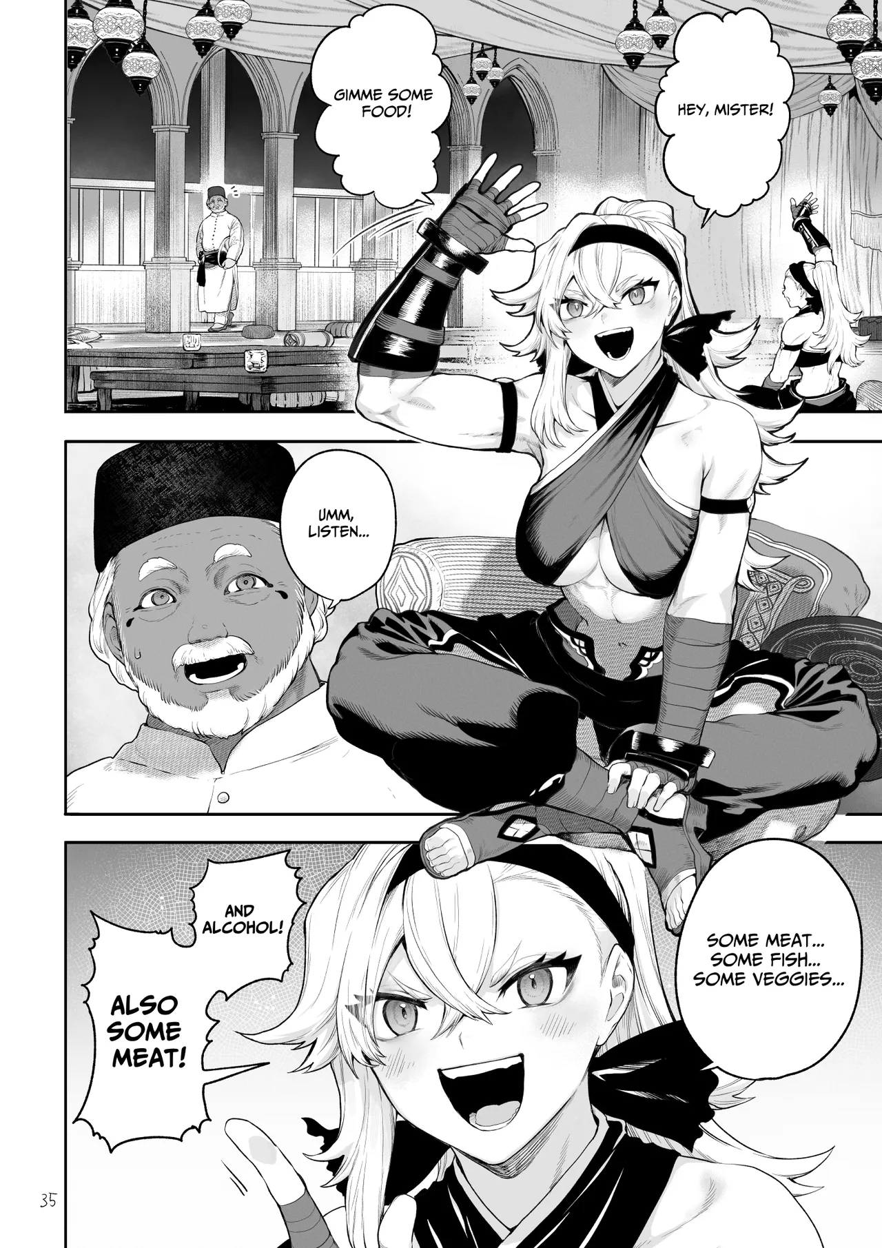[Nekono Oyashiro (Mashu)]Ikusa Otome to Ikusa Goto! ~Onna Kakutouka Hen~[English] [Digital] Page 35
