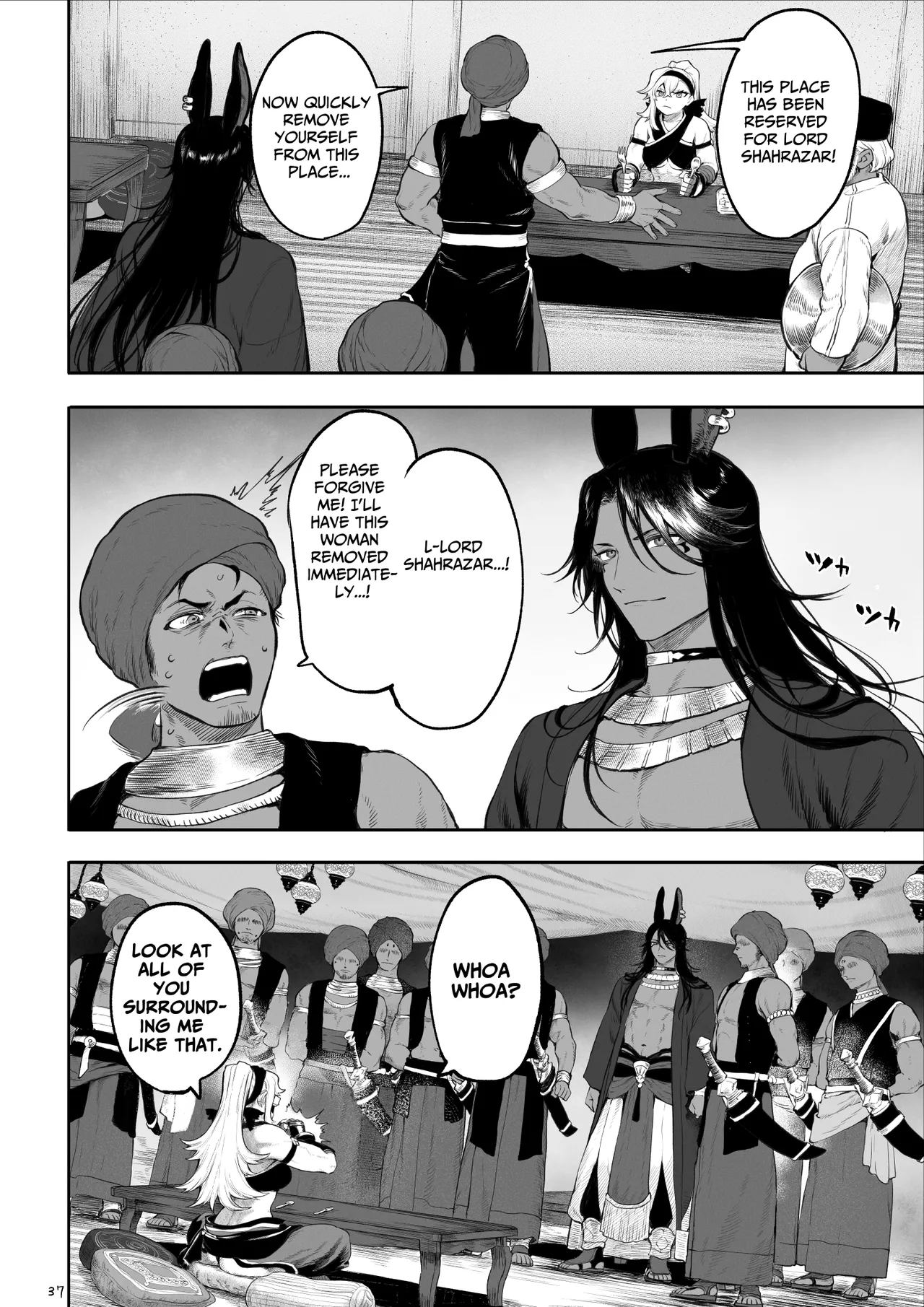[Nekono Oyashiro (Mashu)]Ikusa Otome to Ikusa Goto! ~Onna Kakutouka Hen~[English] [Digital] Page 37