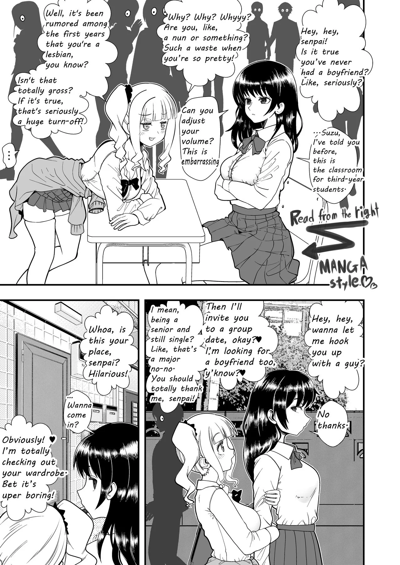 [Okusaka Maeue]Urusai Kouhai o Damaraseru Senpai | Silencing My Annoying Junior[Japanese, English] Page 4