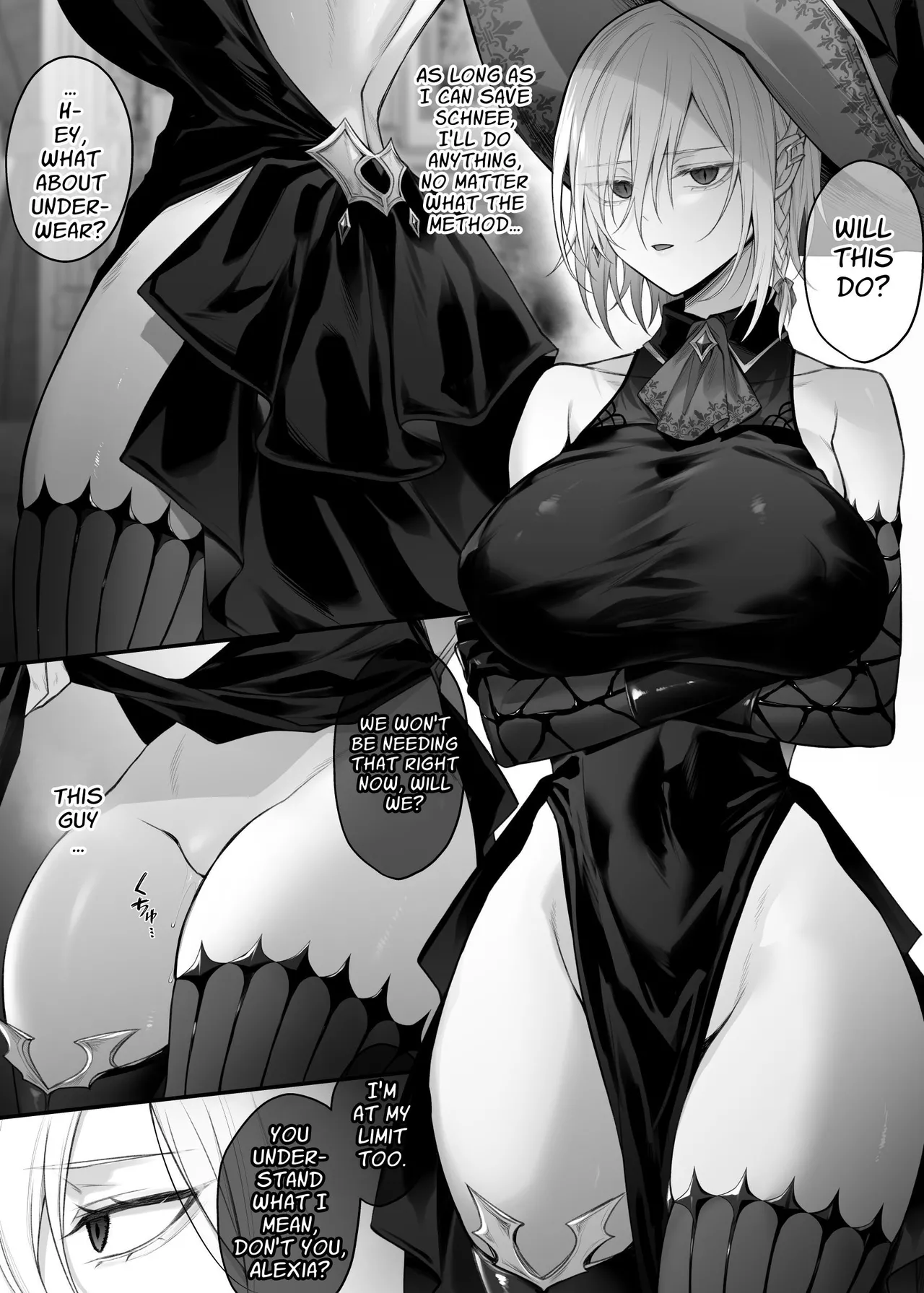 [Niikyuu (Luku)]Juketsu no Majo Alexia wa Mou Otoko ni Modorenai | The Cursed Blood Witch Alexia Can Never Go Back to Being a Man[English] [Kusanuu] Page 39