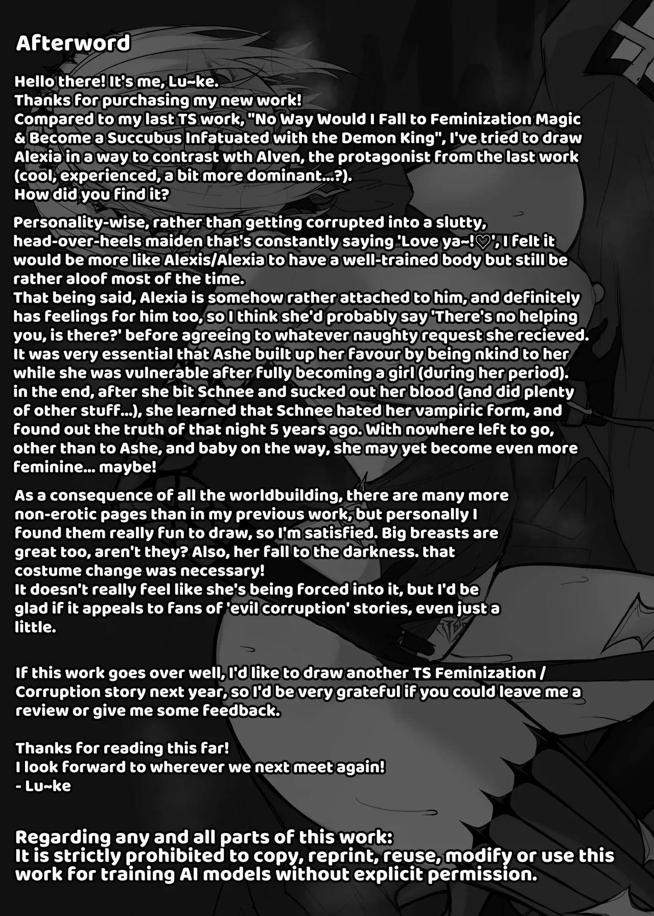 [Niikyuu (Luku)]Juketsu no Majo Alexia wa Mou Otoko ni Modorenai | The Cursed Blood Witch Alexia Can Never Go Back to Being a Man[English] [Kusanuu] Page 54