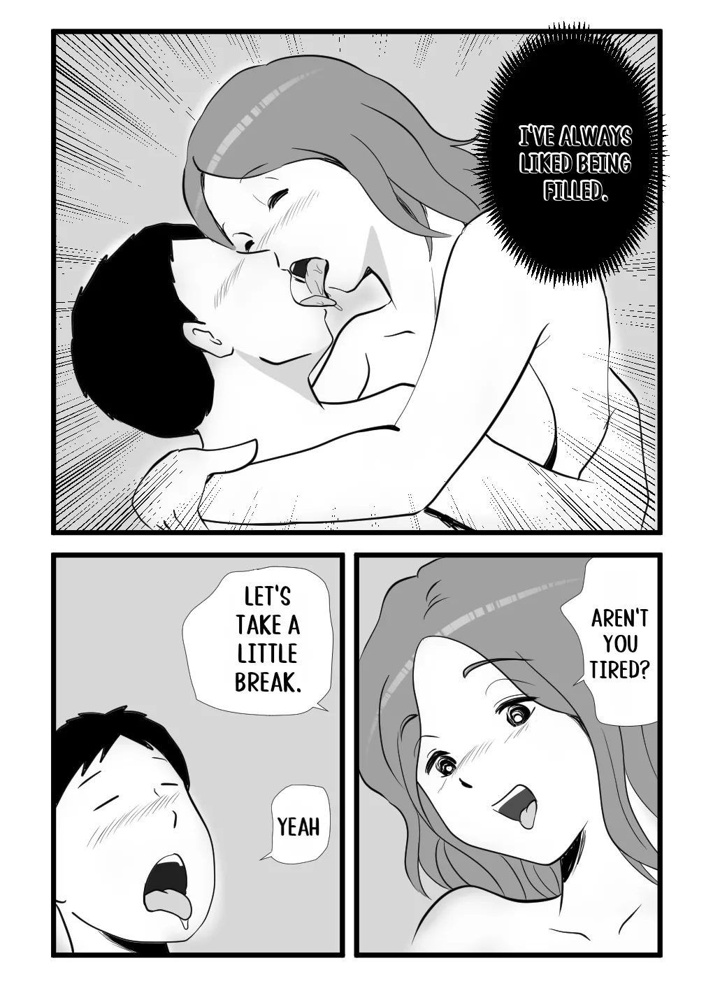 [Momoziri Hustle Dou]Iede Shitekita Kaa-san no Seiyoku ga Sugokatta Page 34