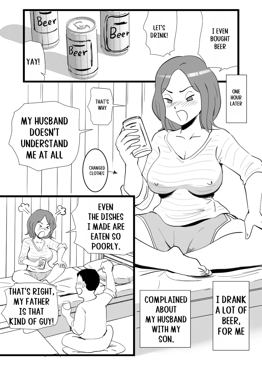 [Momoziri Hustle Dou]Iede Shitekita Kaa-san no Seiyoku ga Sugokatta Page 8