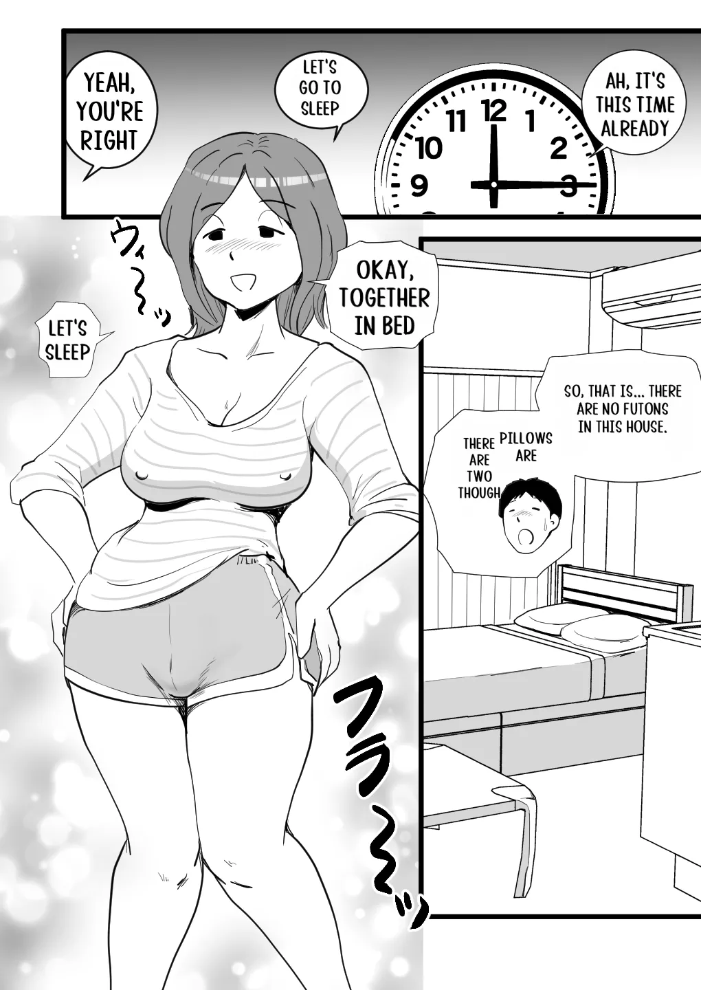 [Momoziri Hustle Dou]Iede Shitekita Kaa-san no Seiyoku ga Sugokatta Page 9