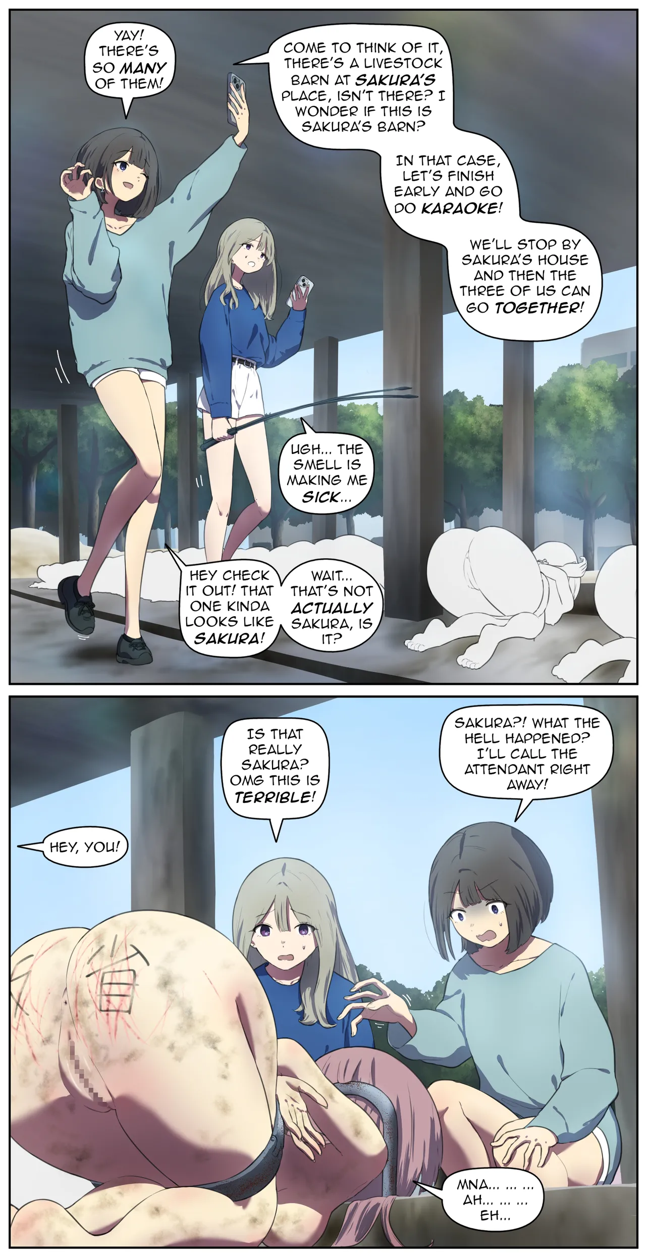 [fest]A life in the barn as punishment for a delinquent girl who has been spoiled until now[English] Page 10