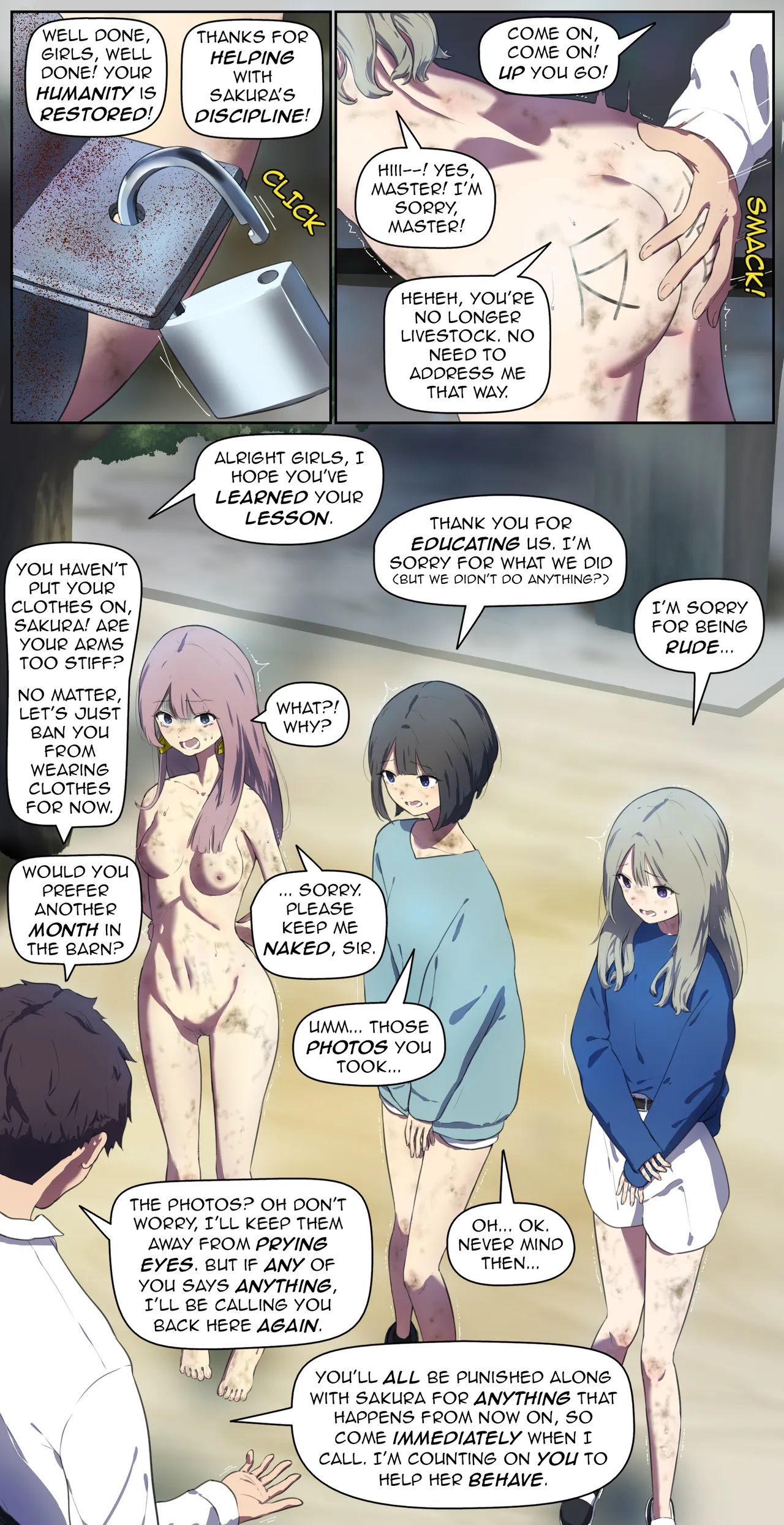 [fest]A life in the barn as punishment for a delinquent girl who has been spoiled until now[English] Page 15