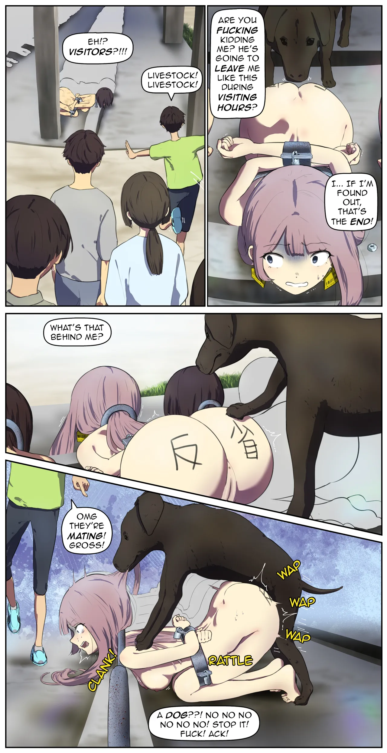 [fest]A life in the barn as punishment for a delinquent girl who has been spoiled until now[English] Page 7