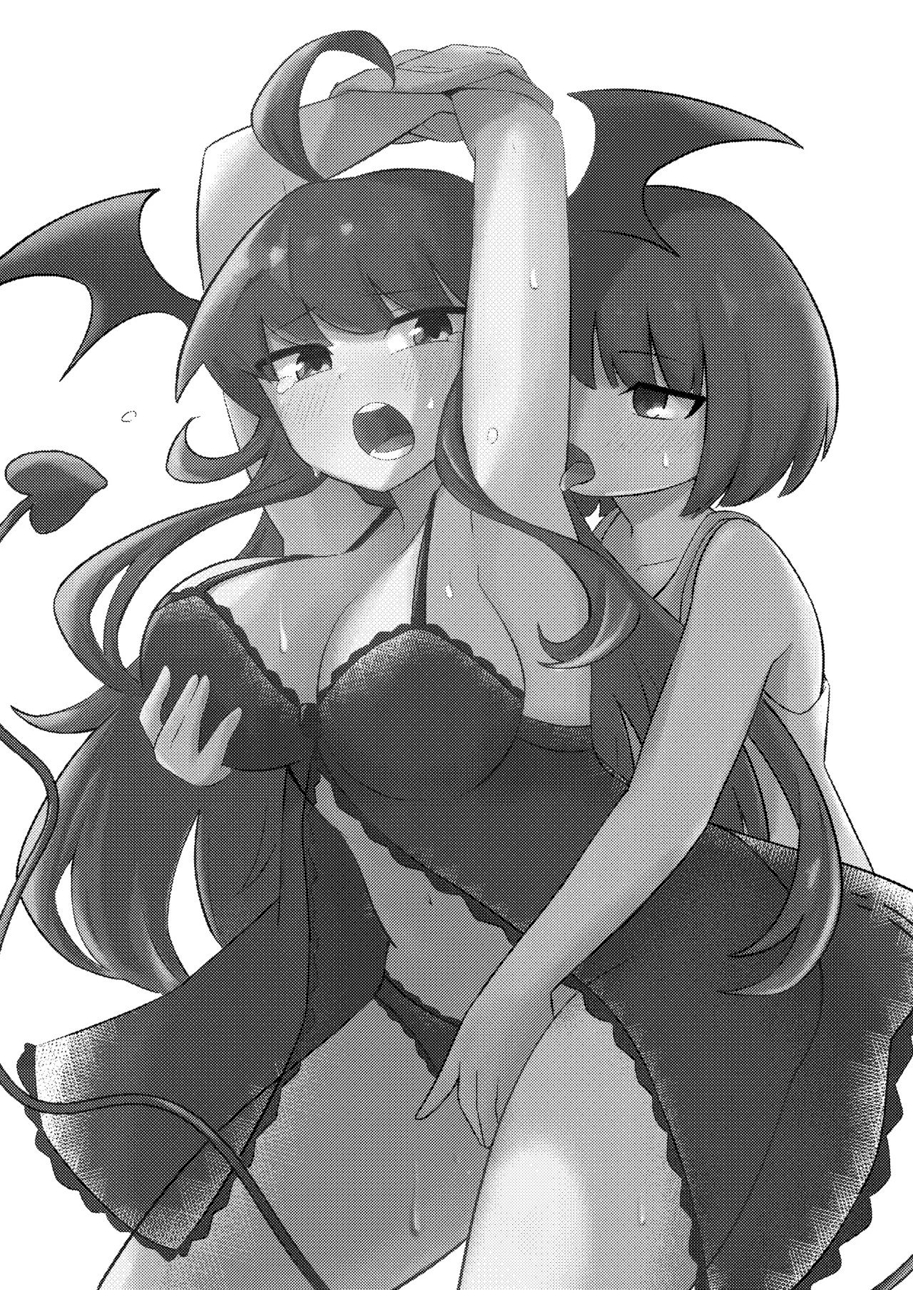 [Senten]Ubu na Succubus Wakarase Yuri Ecchi | Teaching the Inexperienced Succubus a Lesson with Yuri Sex[English] [Hikari no Kaze] Page 2