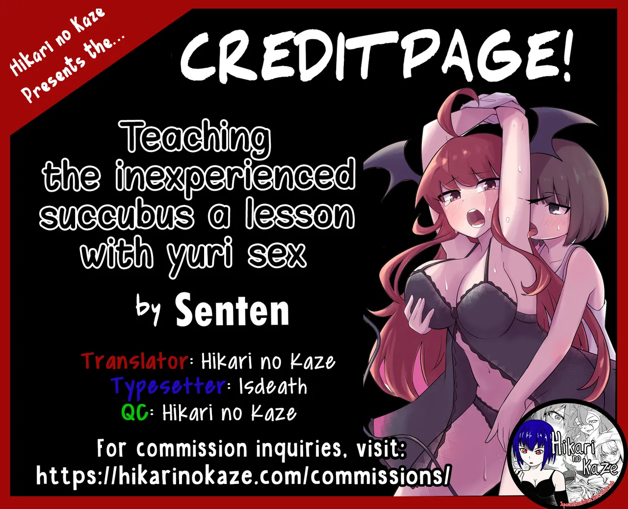 [Senten]Ubu na Succubus Wakarase Yuri Ecchi | Teaching the Inexperienced Succubus a Lesson with Yuri Sex[English] [Hikari no Kaze] Page 27
