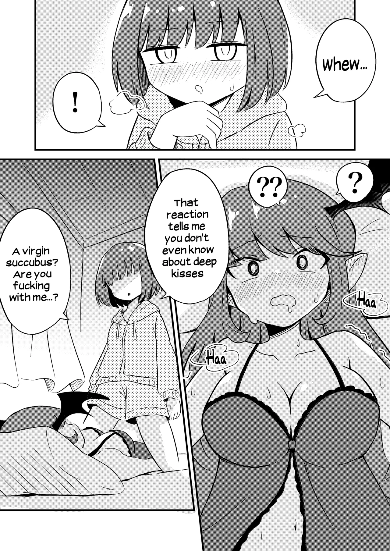 [Senten]Ubu na Succubus Wakarase Yuri Ecchi | Teaching the Inexperienced Succubus a Lesson with Yuri Sex[English] [Hikari no Kaze] Page 7