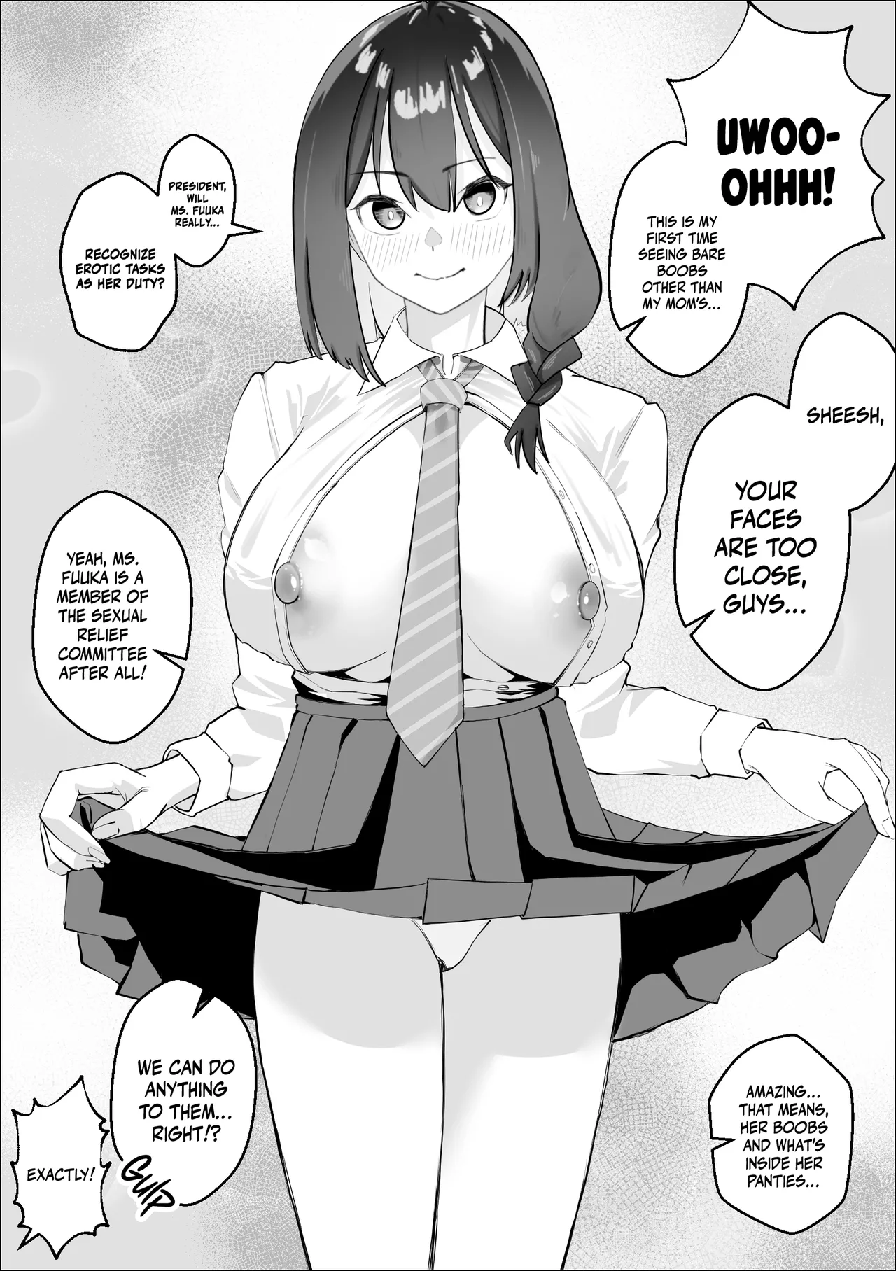 [Makuragi Zabuton]Saiminyaku -Shojo no Fuuki Iin o Yaritai Houdai | Hypnosis Drug -Doing As You Please With The Virgin Disciplinary Committee Member-[English] {Doujins.com} Page 7