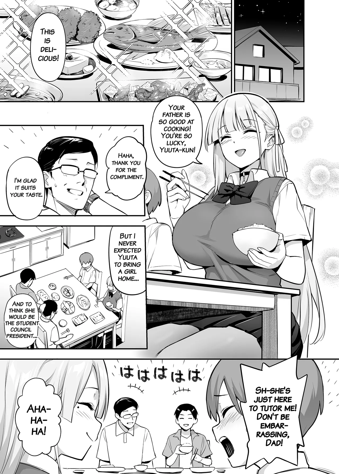 [TRY]Akogare no Seitokaichou ga Kyonyuu Sugiru Ken 2 11-12[English] [Decensored] Page 1