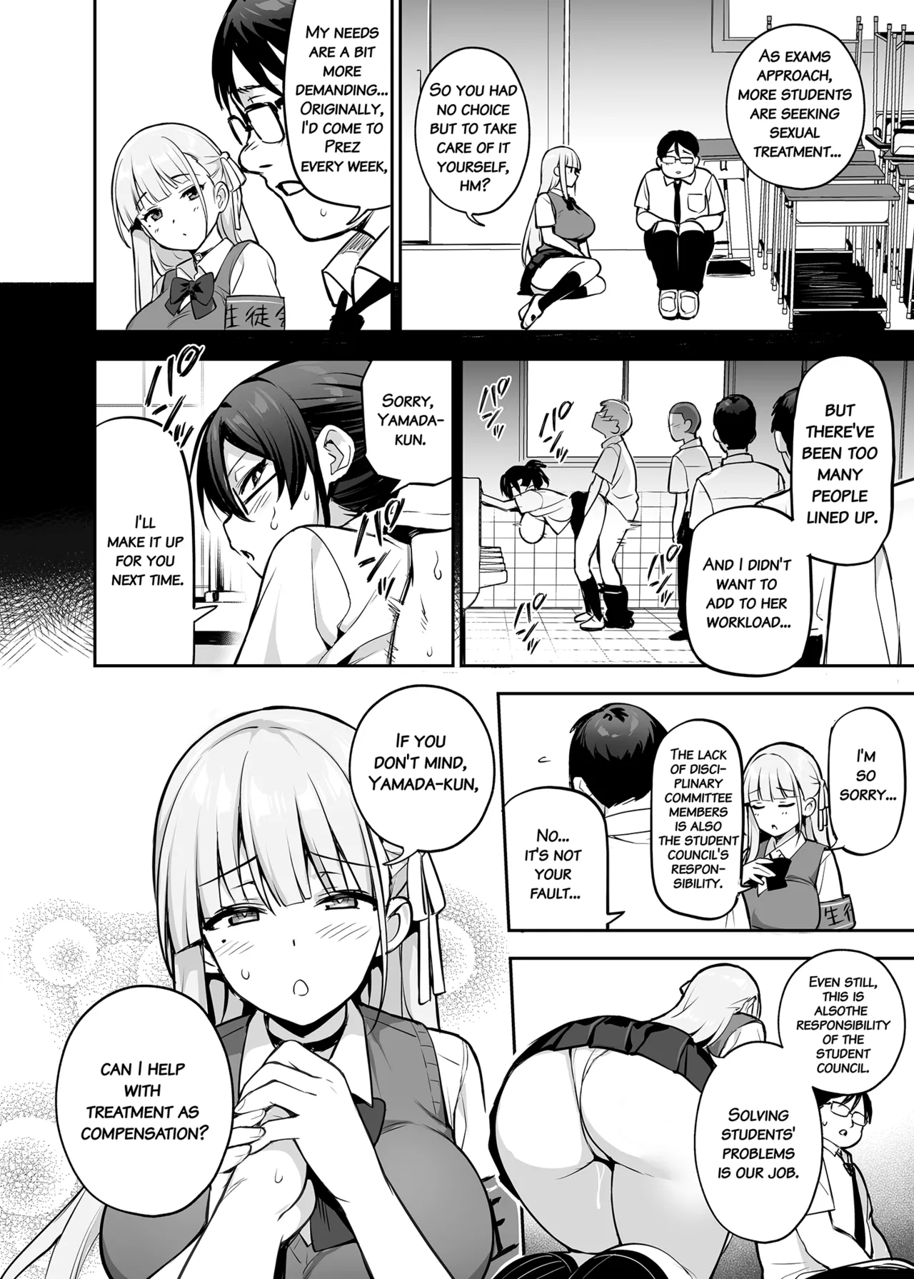 [TRY]Akogare no Seitokaichou ga Kyonyuu Sugiru Ken 2 11-12[English] [Decensored] Page 20