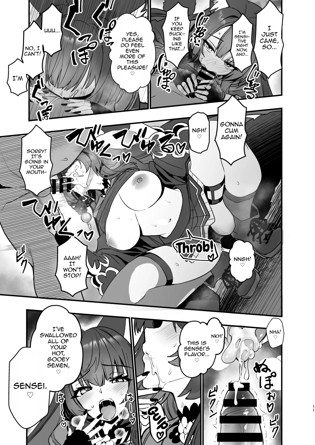 [Yamitsuki Honpo (Wise Speak)]Kosaka Wakamo no Hitorijime | Wakamo Kosaka is Hogging it All For Herself(Blue Archive) [English] [mysterymeat3] [Digital] Page 11