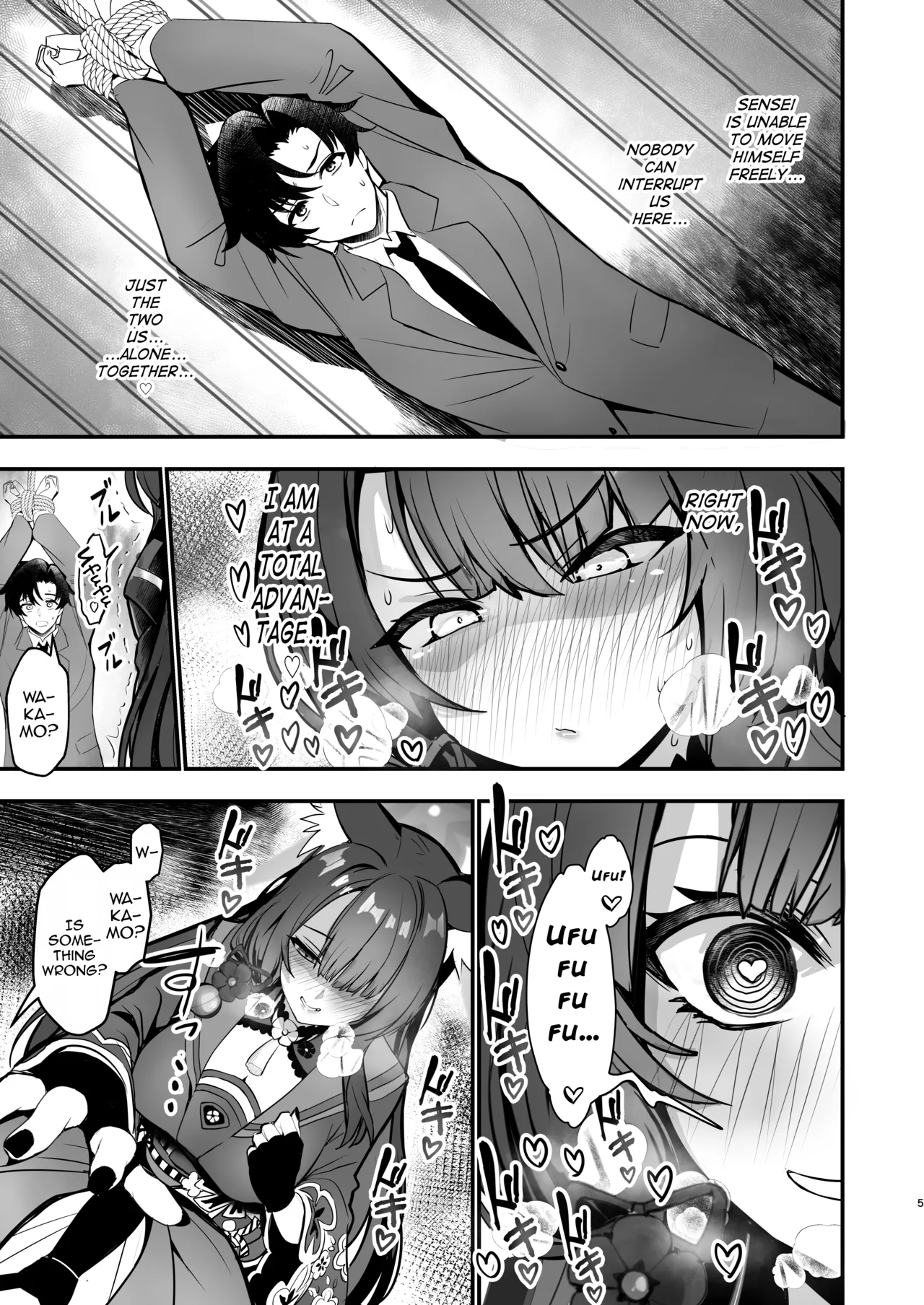 [Yamitsuki Honpo (Wise Speak)]Kosaka Wakamo no Hitorijime | Wakamo Kosaka is Hogging it All For Herself(Blue Archive) [English] [mysterymeat3] [Digital] Page 5