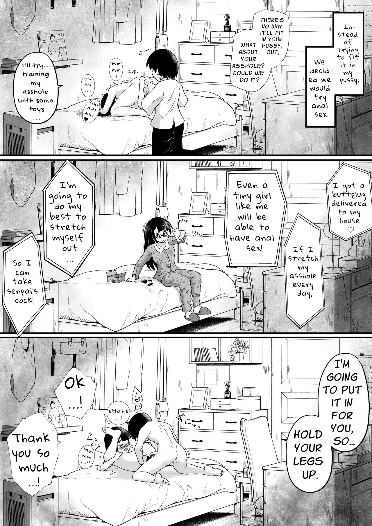 [Ecchi Ecchi Daifuku (Neko Daifuku)]To Prove She's Girlfriend Material, A Petite Slut Uses ALL Her Holes To Service His Big Dick[English] [Kani] Page 13
