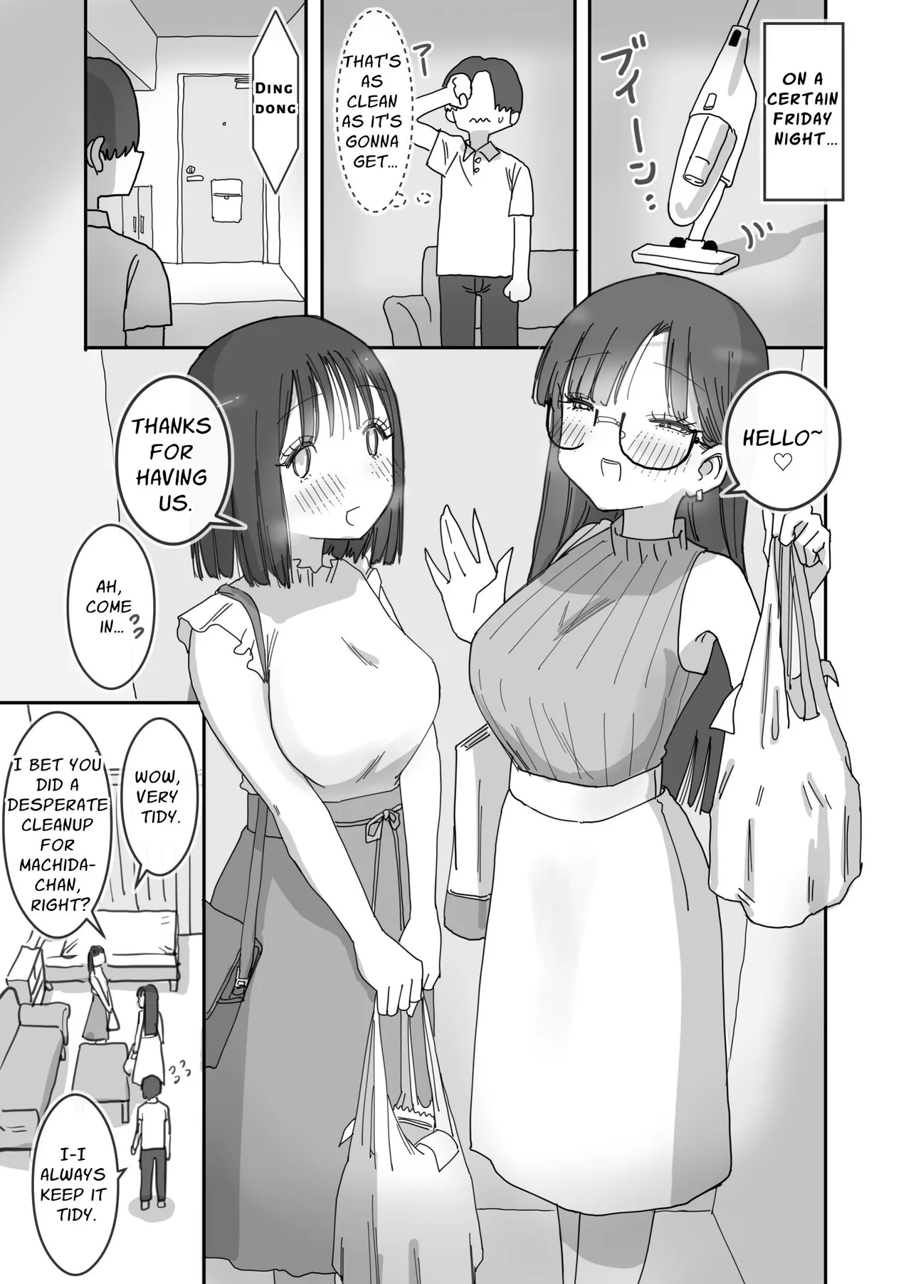 [Hiyashi Makura]Onna Tomodachi to Sugosu Mattari Icha Love H na Kyuujitsu | My Naughty Lovey-Dovey Day Off With My Female Friends[English] [meatmanTL] Page 2