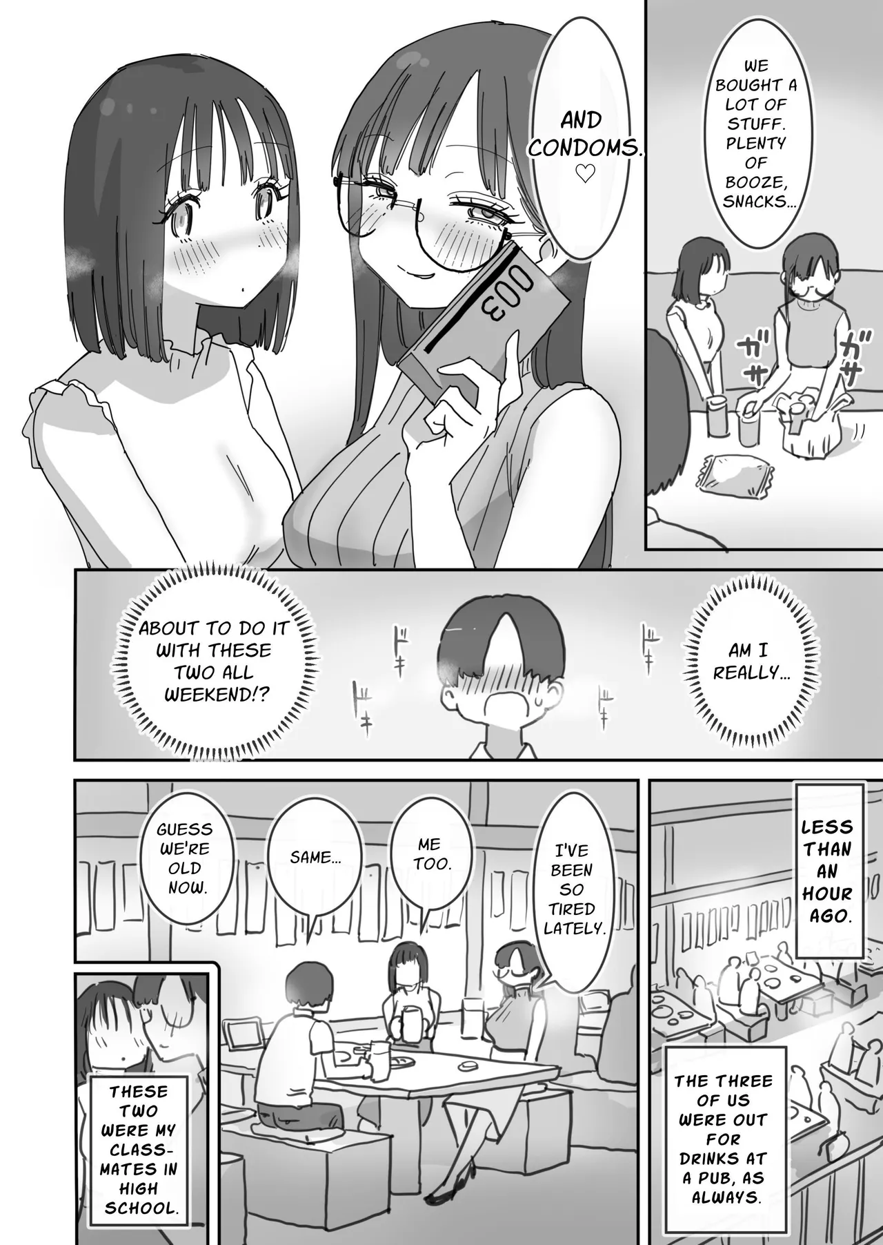 [Hiyashi Makura]Onna Tomodachi to Sugosu Mattari Icha Love H na Kyuujitsu | My Naughty Lovey-Dovey Day Off With My Female Friends[English] [meatmanTL] Page 3